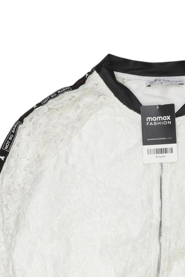 Thumbnail - Patrizia Pepe Mädchen Jacke, weiß, Gr. 140