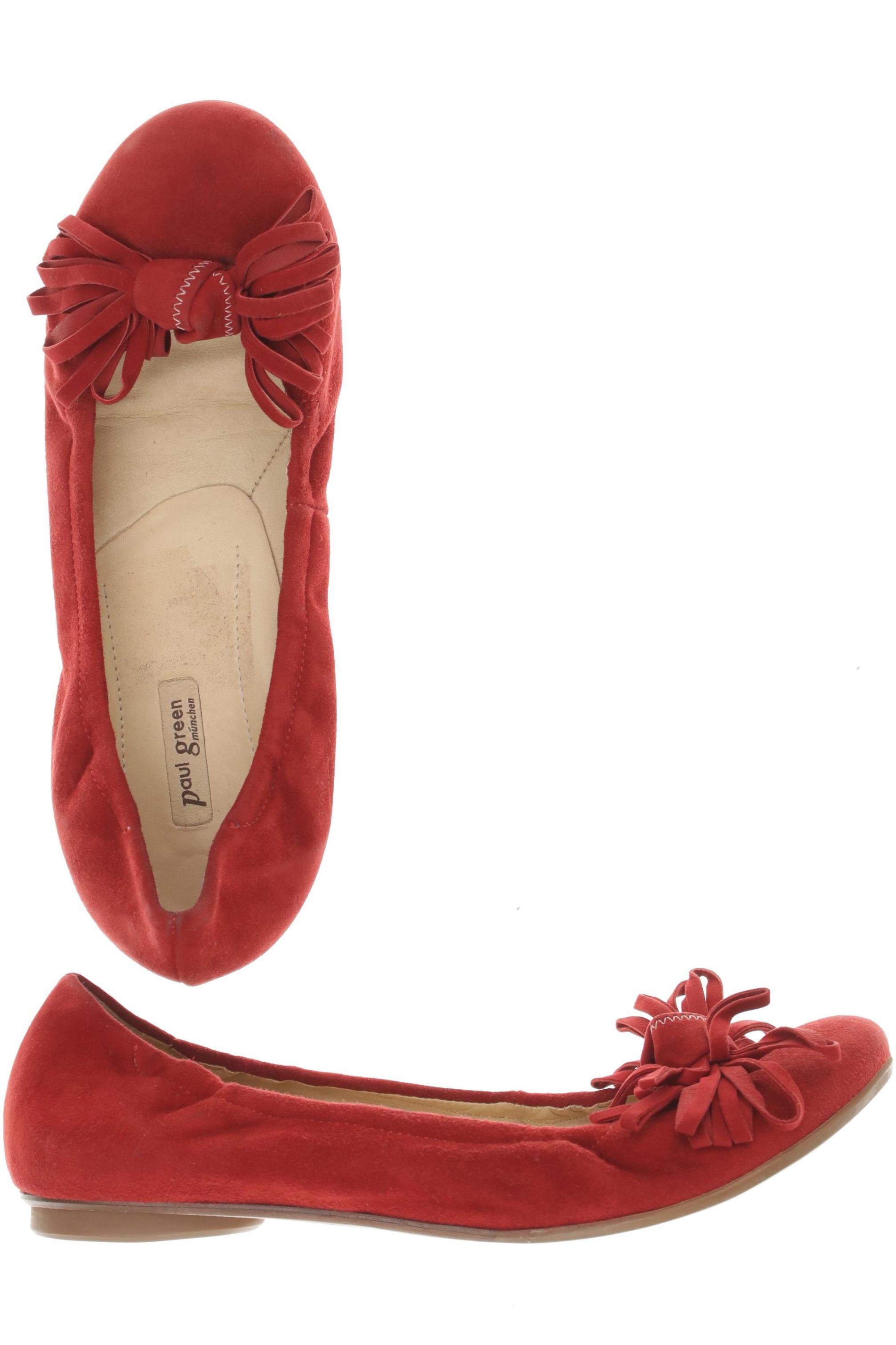 

Paul Green Damen Ballerinas, rot, Gr. 4.5