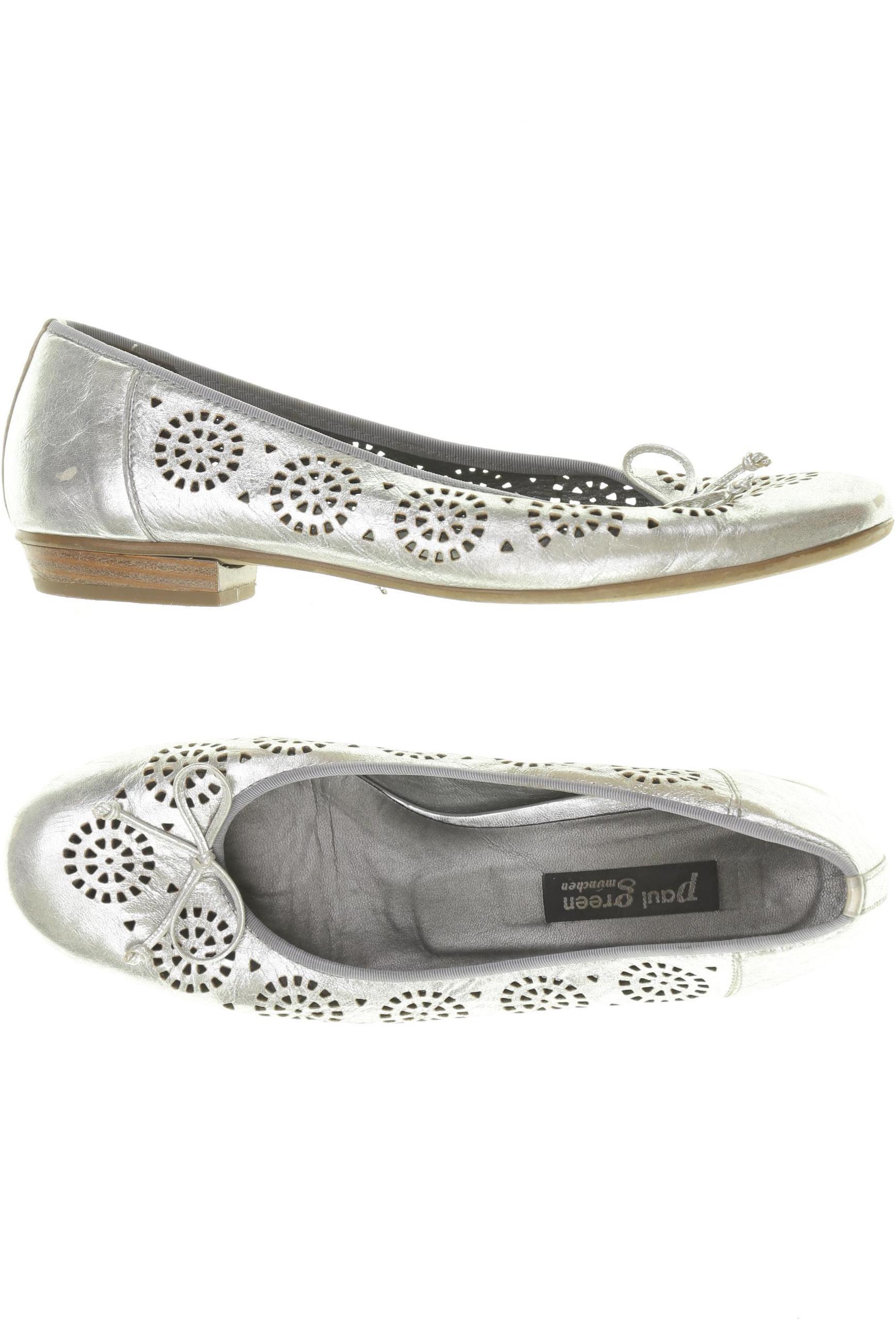 

Paul Green Damen Ballerinas, silber, Gr. 7
