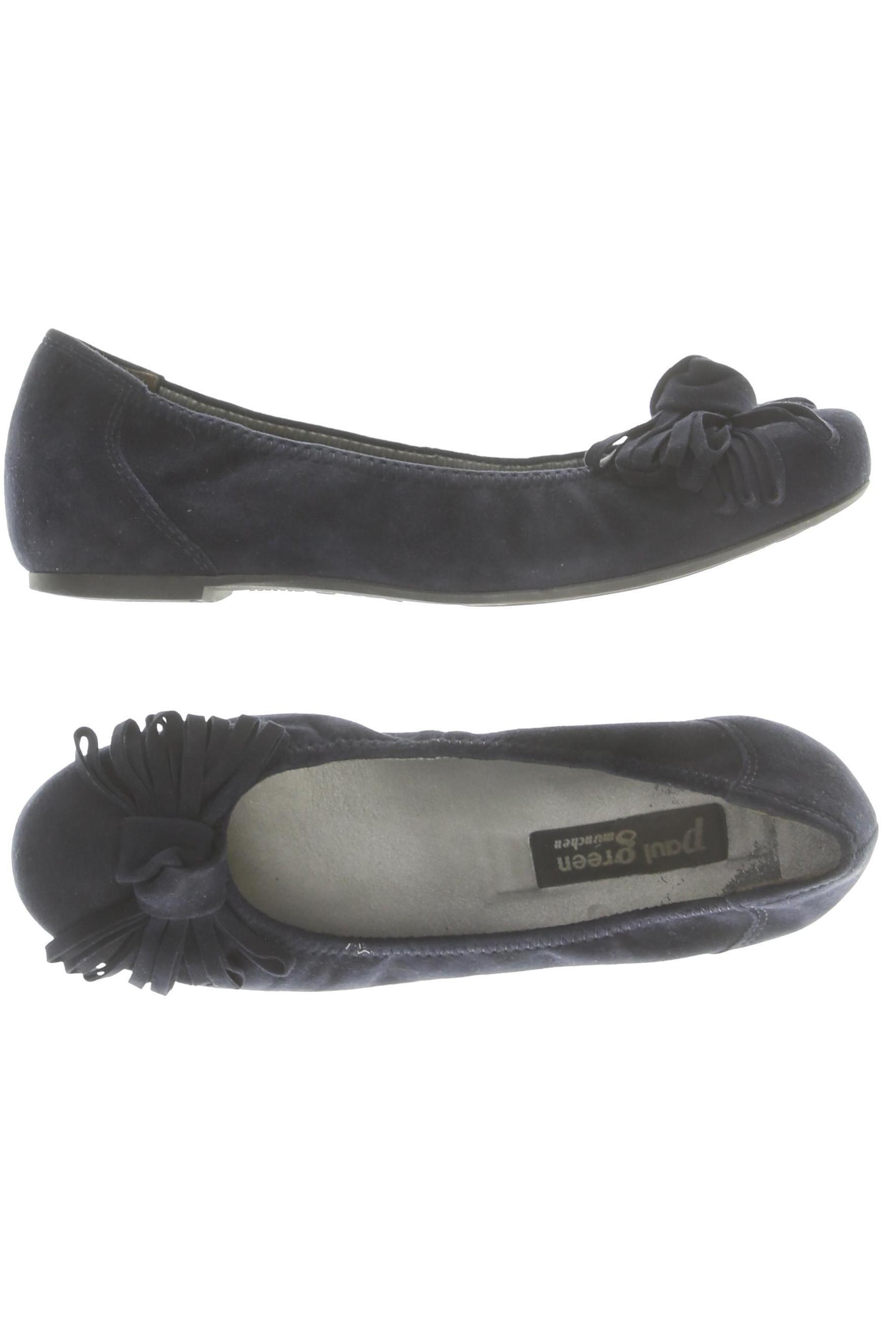 

Paul Green Damen Ballerinas, blau, Gr. 3.5