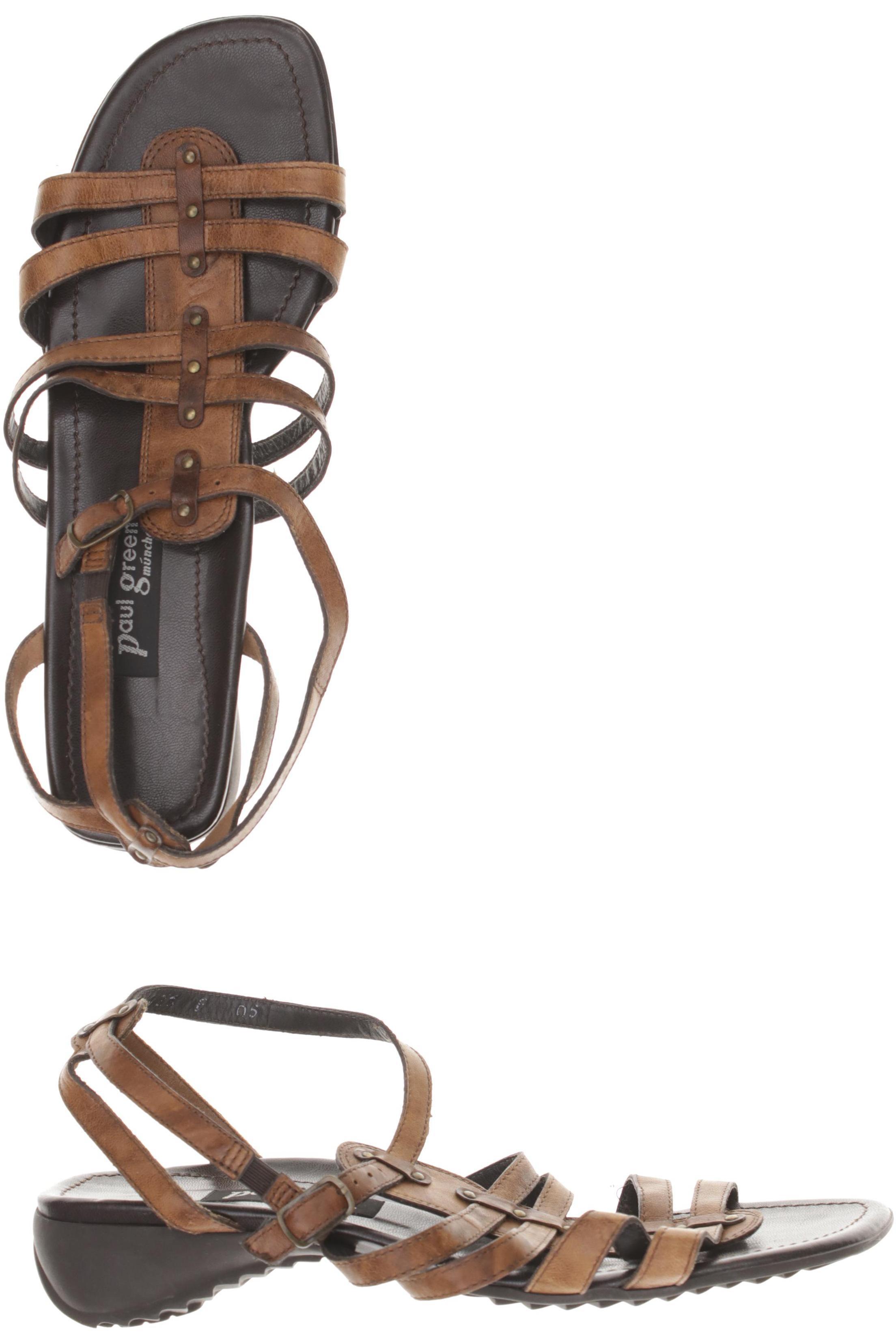

Paul Green Damen Sandale, braun, Gr. 7