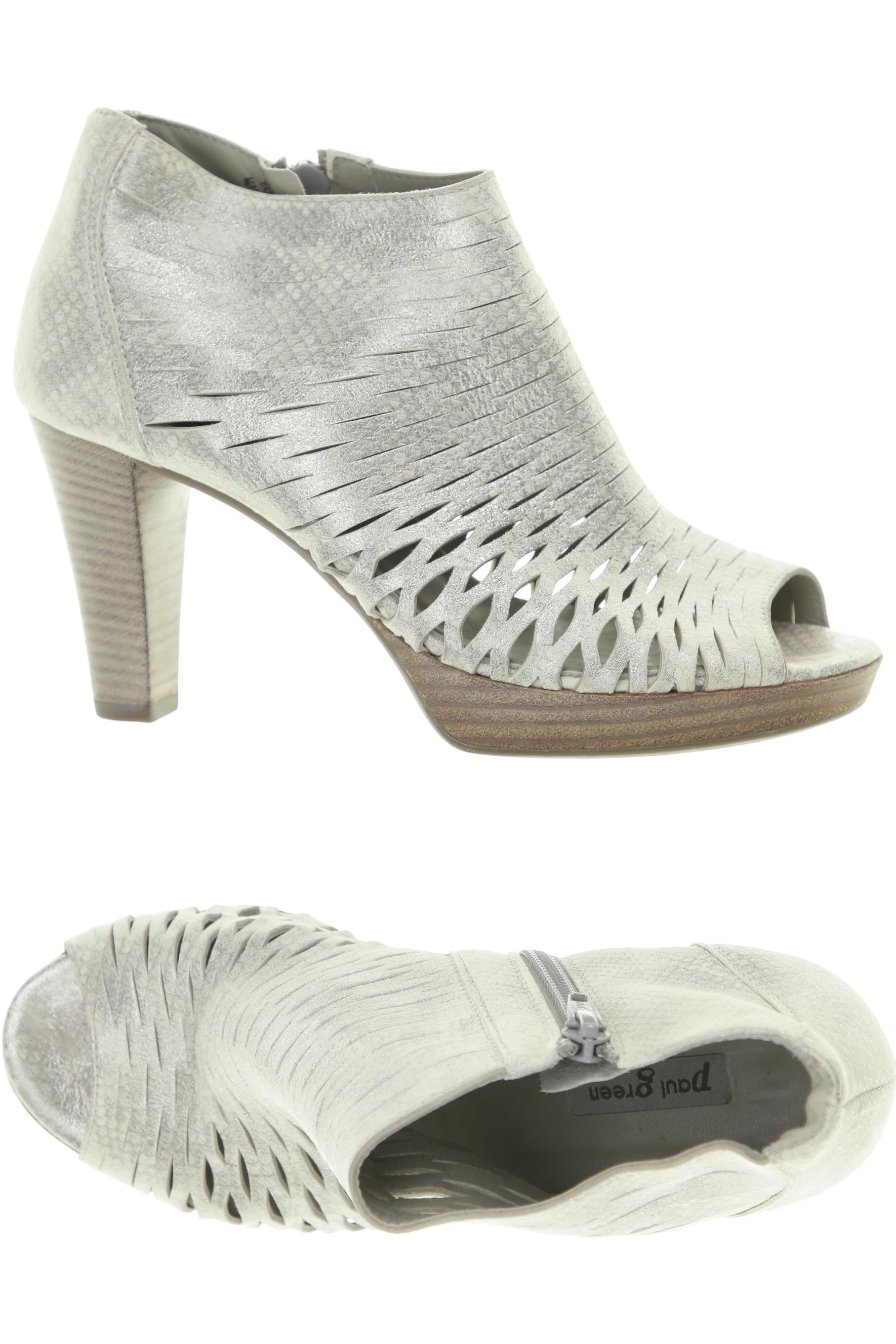 

Paul Green Damen Sandale, silber, Gr. 3.5