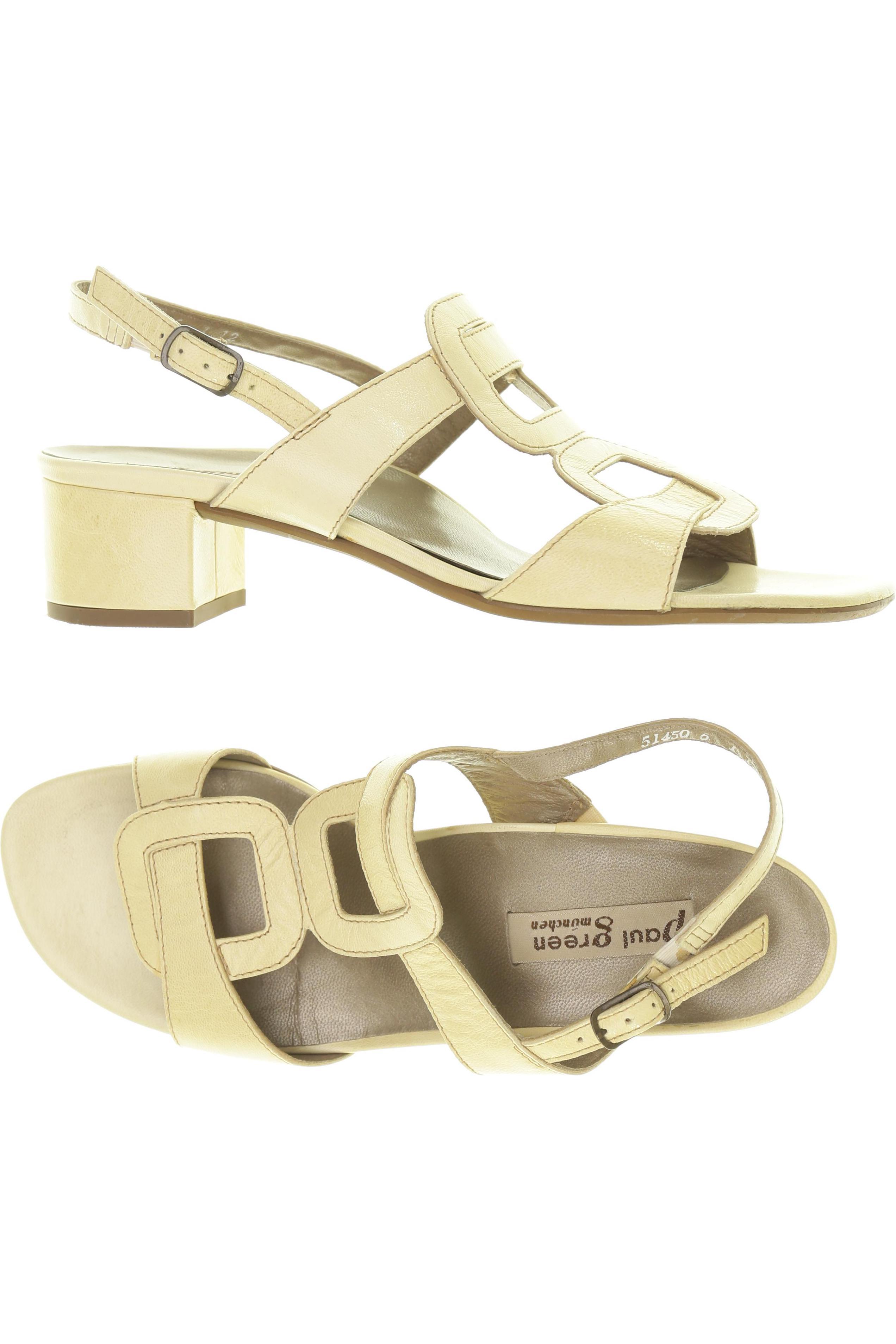 

Paul Green Damen Sandale, gelb, Gr. 6