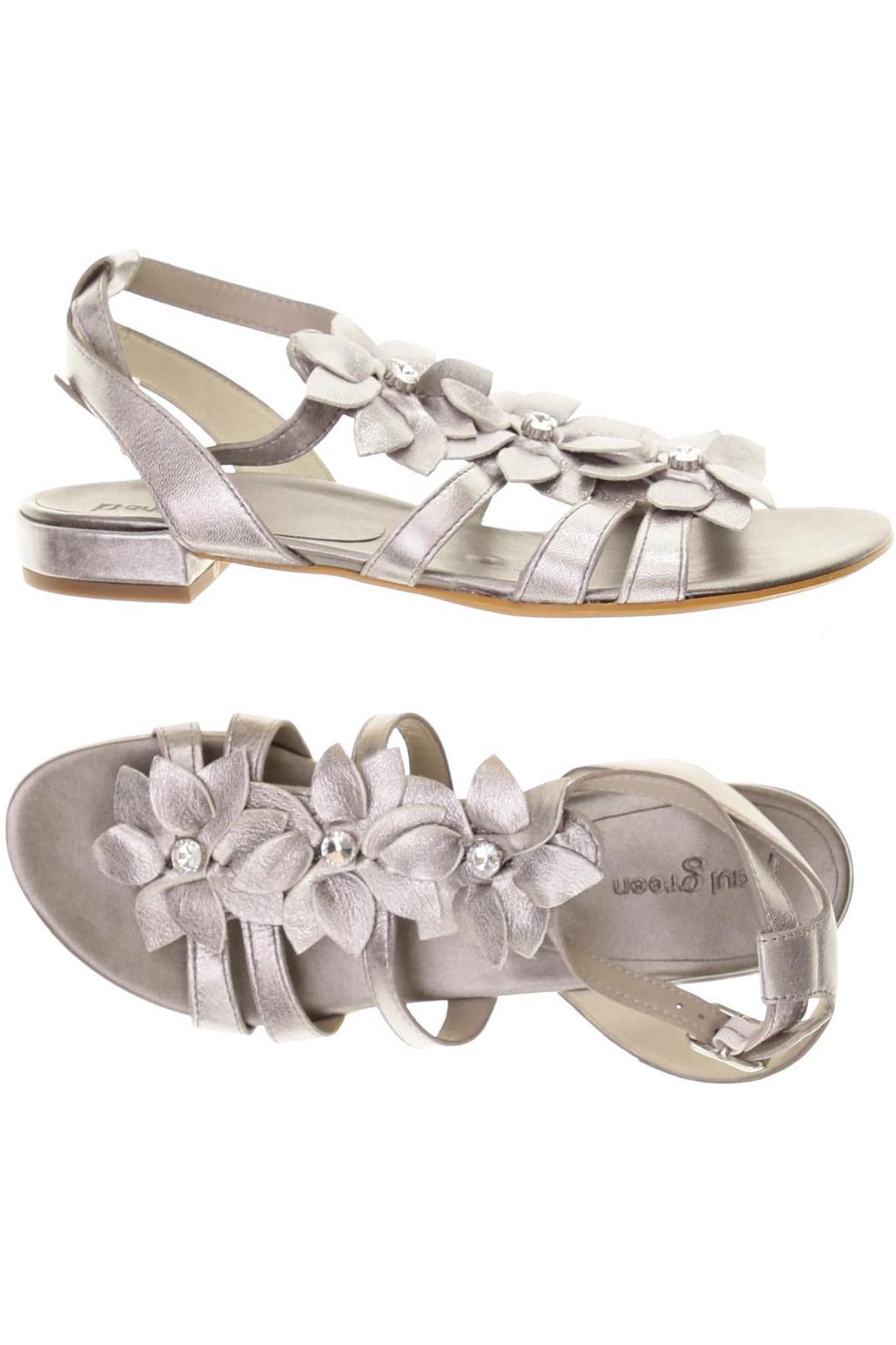 

Paul Green Damen Sandale, silber, Gr. 5.5