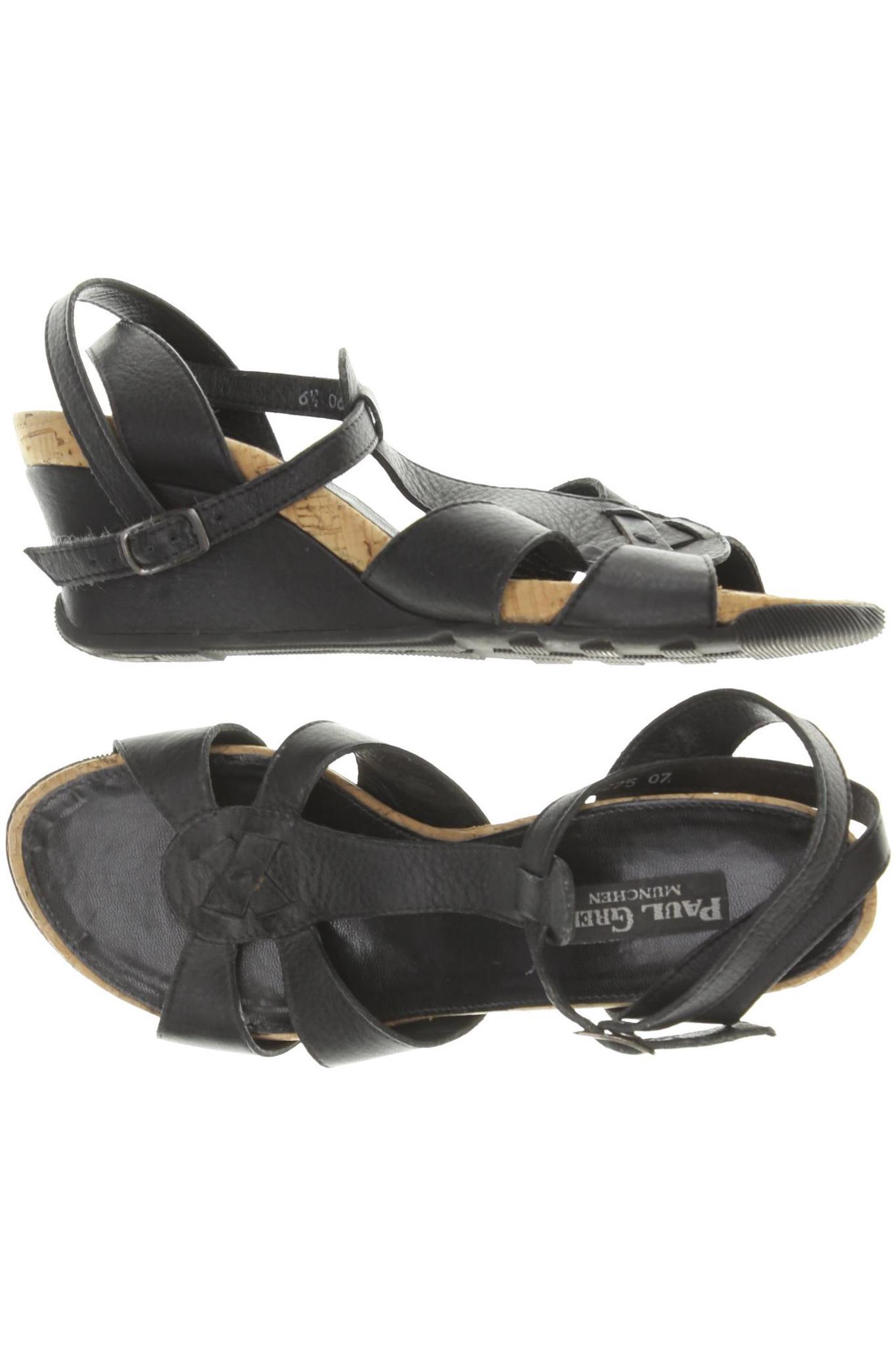 

Paul Green Damen Sandale, schwarz, Gr. 6.5