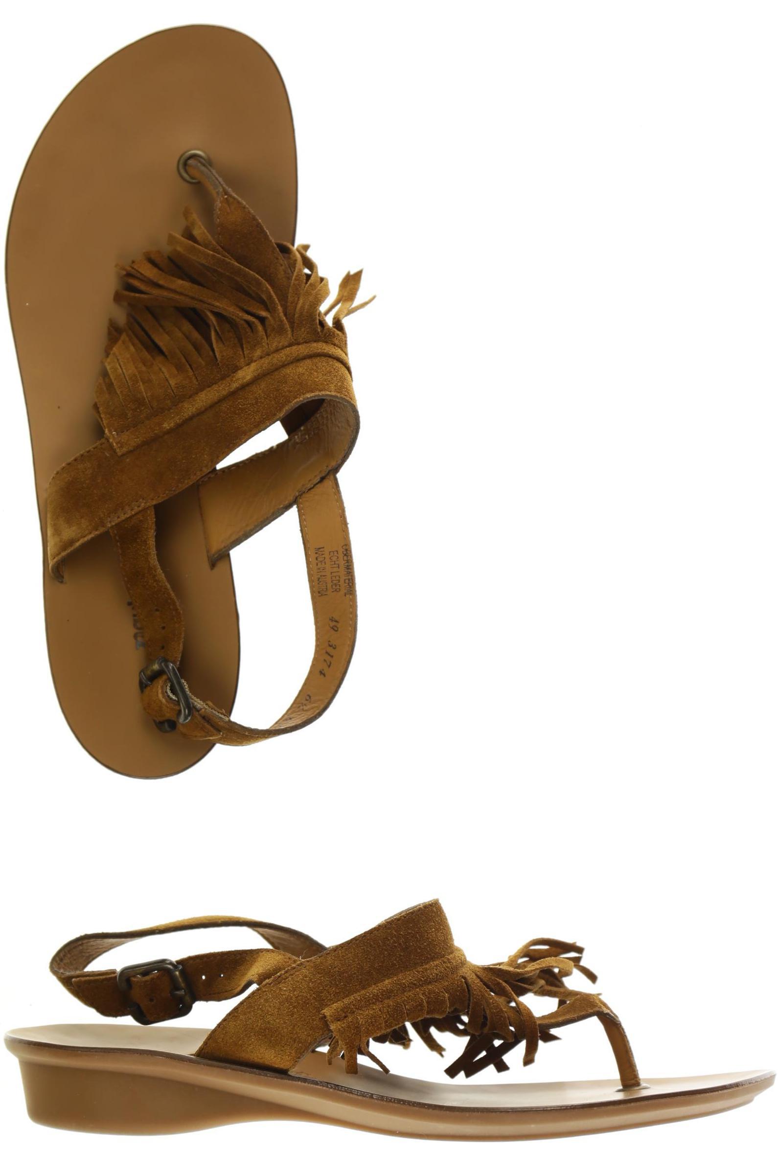 

Paul Green Damen Sandale, braun, Gr. 6.5