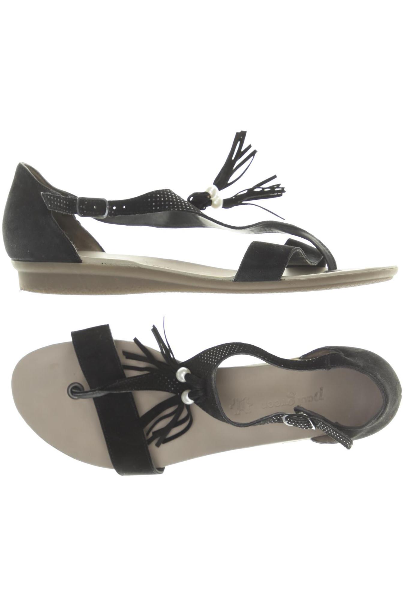 

Paul Green Damen Sandale, schwarz, Gr. 6