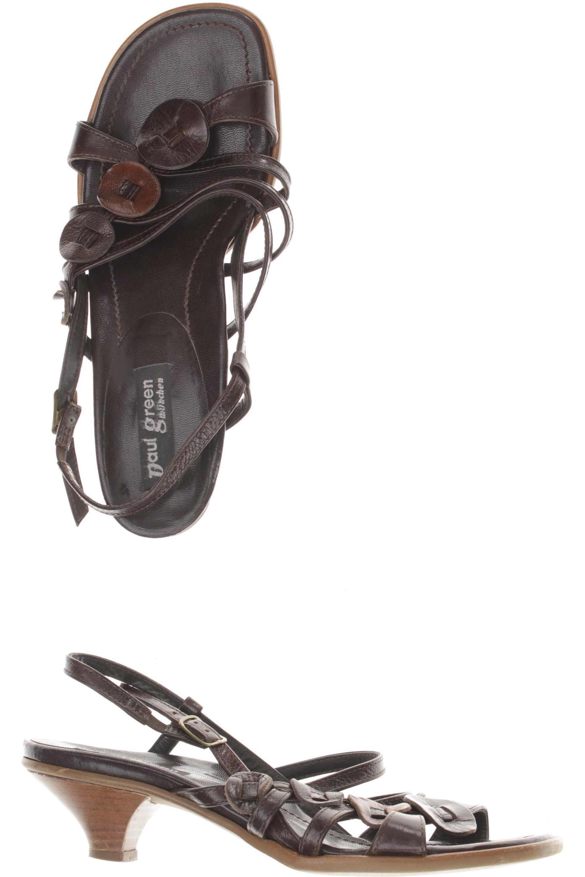 

Paul Green Damen Sandale, braun, Gr. 4.5