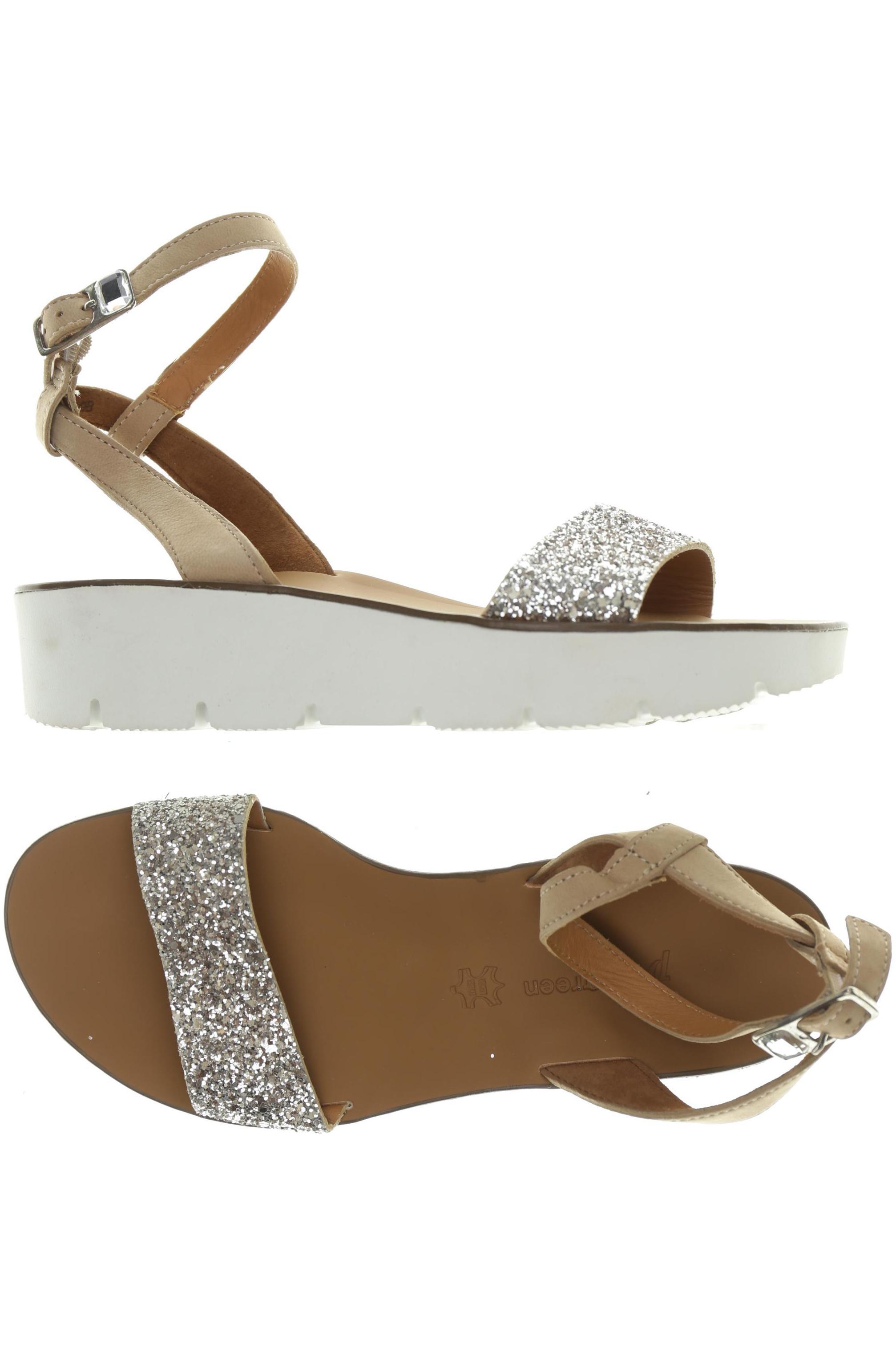 

Paul Green Damen Sandale, silber, Gr. 4.5