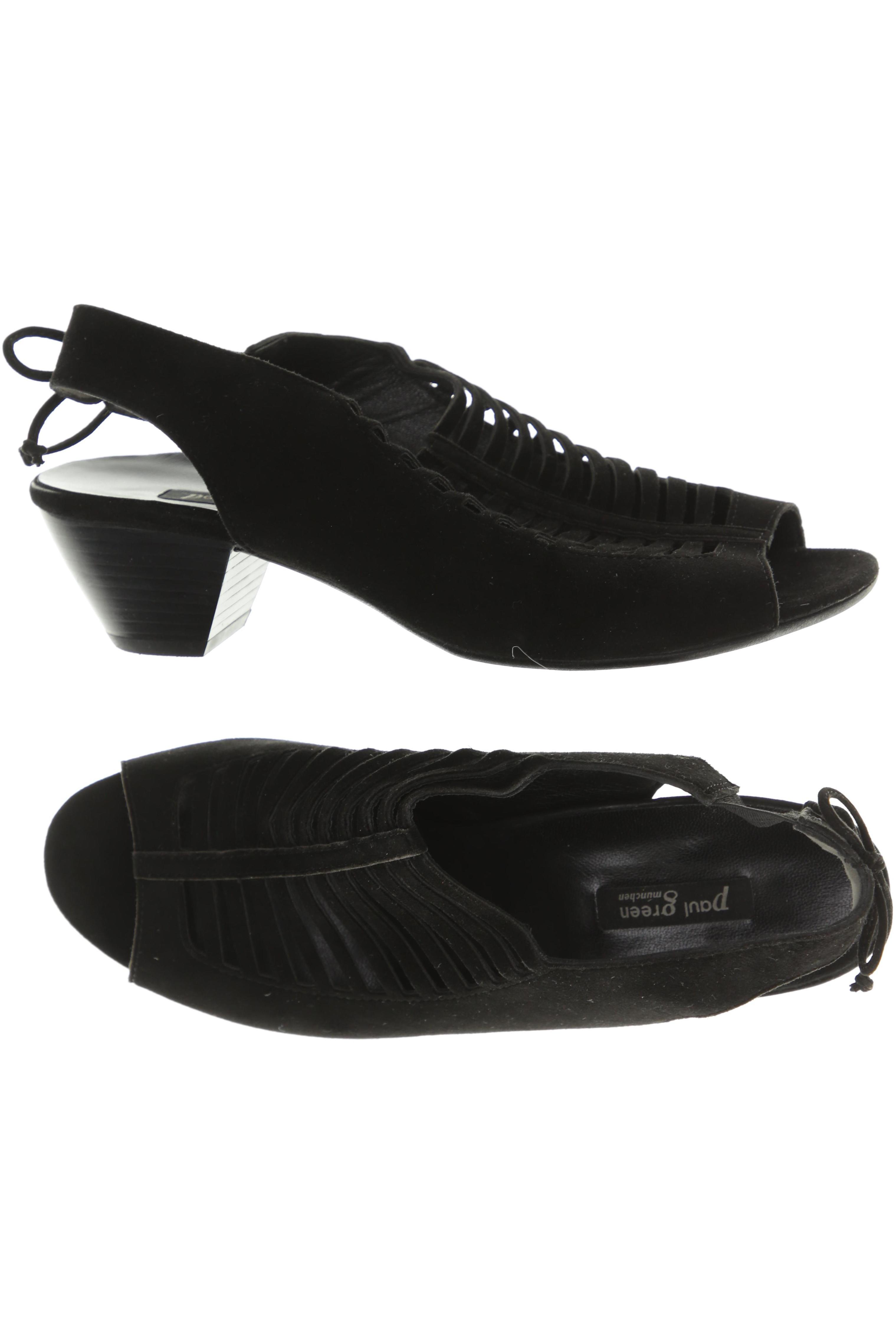 

Paul Green Damen Sandale, schwarz, Gr. 4