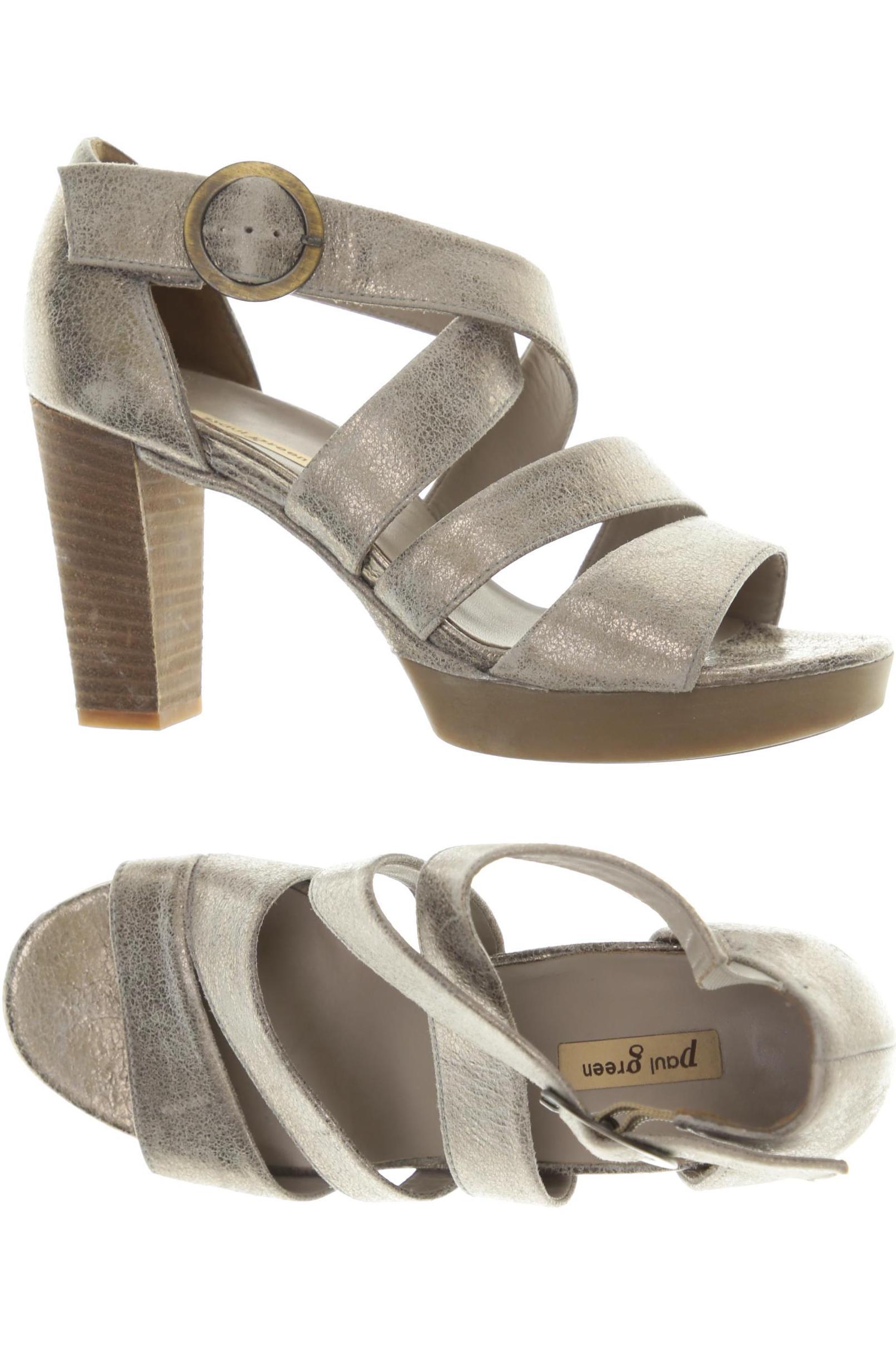 

Paul Green Damen Sandale, grau, Gr. 4