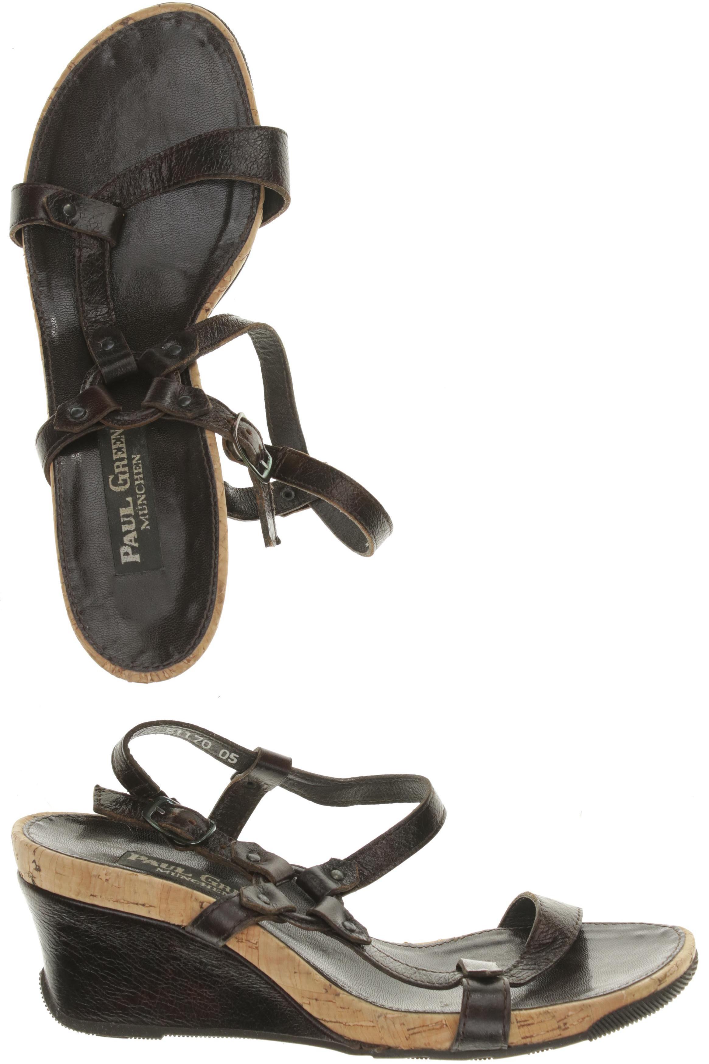 

Paul Green Damen Sandale, braun, Gr. 4.5