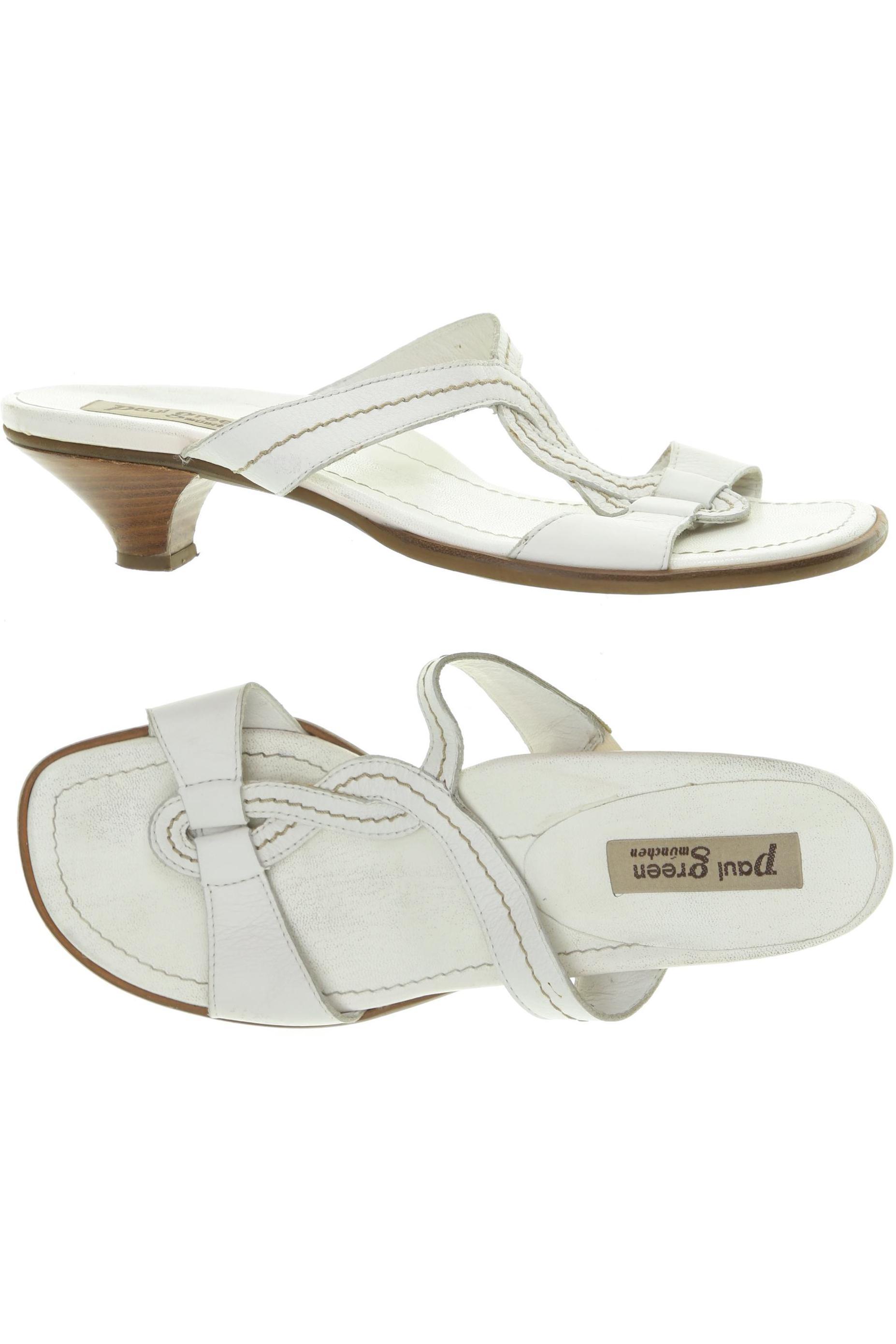 

Paul Green Damen Sandale, weiß, Gr. 7