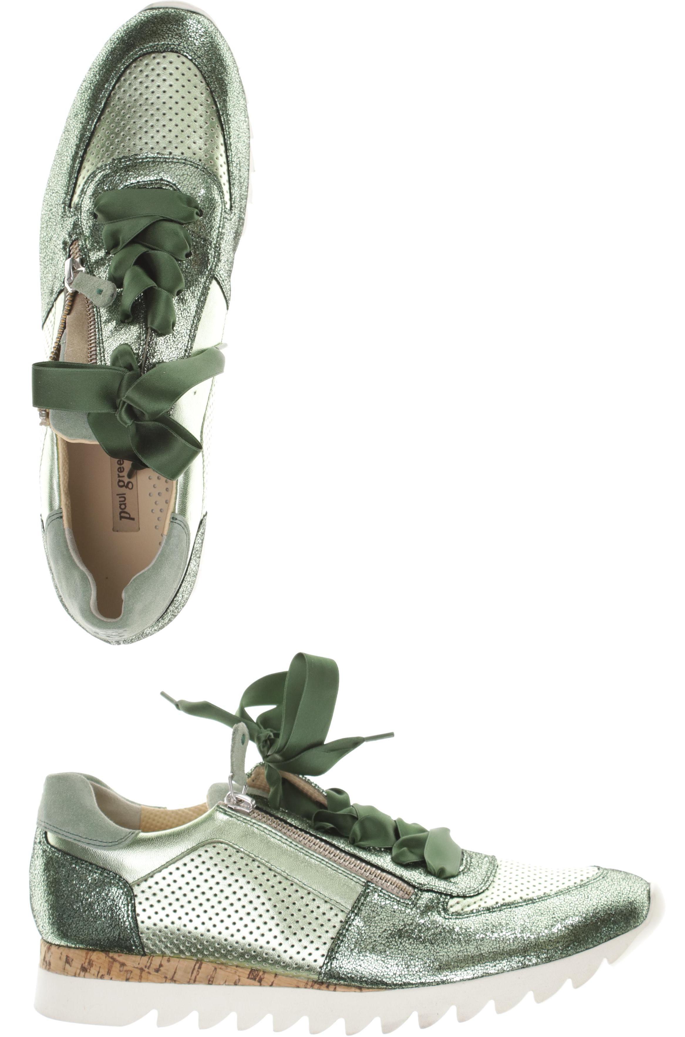 

Paul Green Damen Sneakers, grün, Gr. 6.5