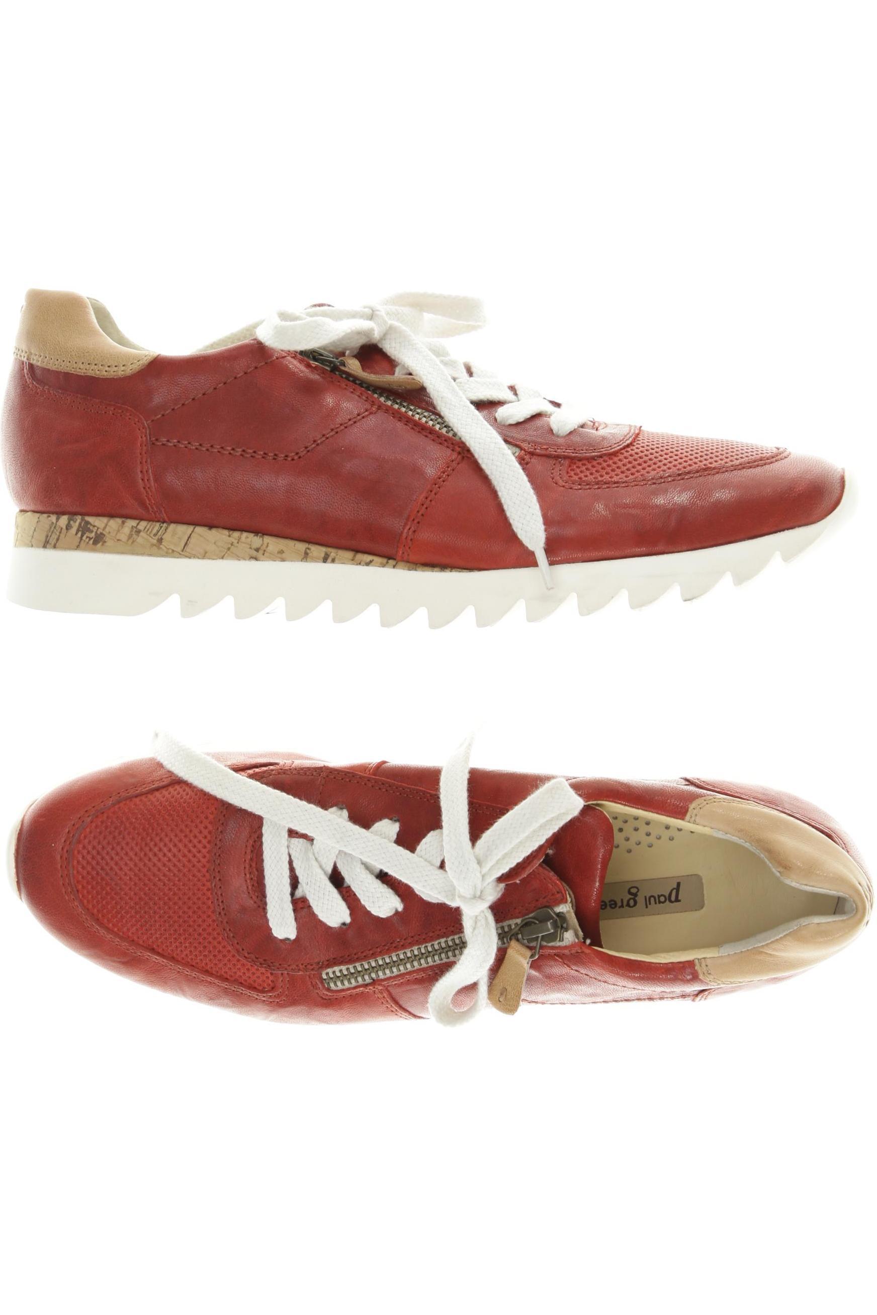 

Paul Green Damen Sneakers, rot, Gr. 6.5