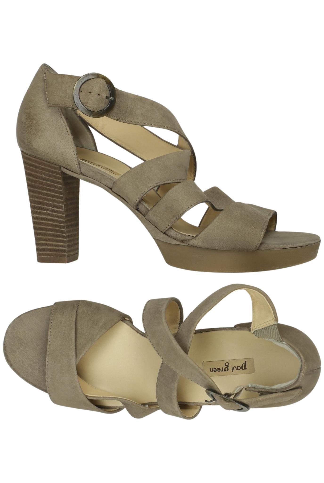

Paul Green Damen Sandale, beige, Gr. 7