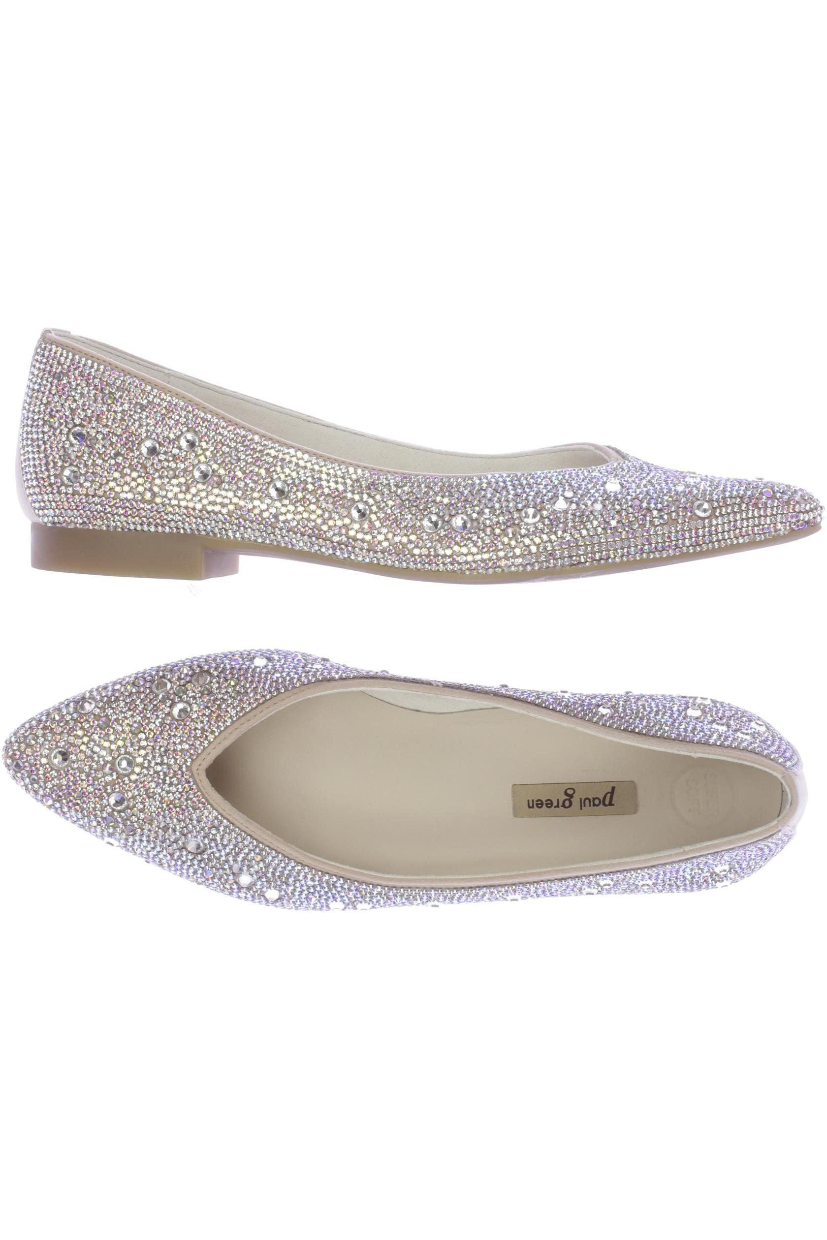 

Paul Green Damen Ballerinas, silber, Gr. 4.5