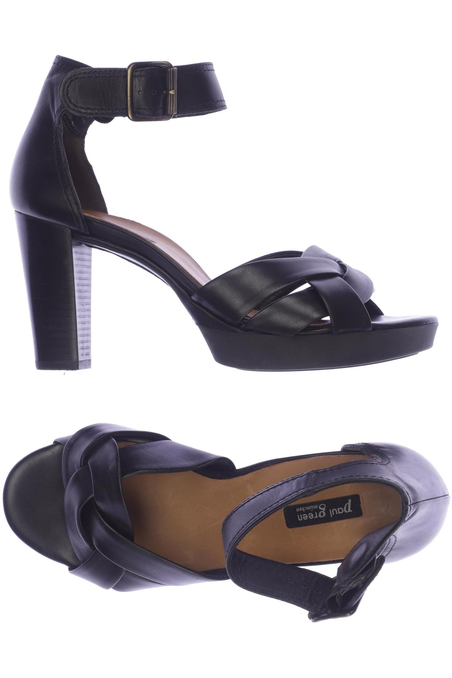 

Paul Green Damen Sandale, schwarz, Gr. 5