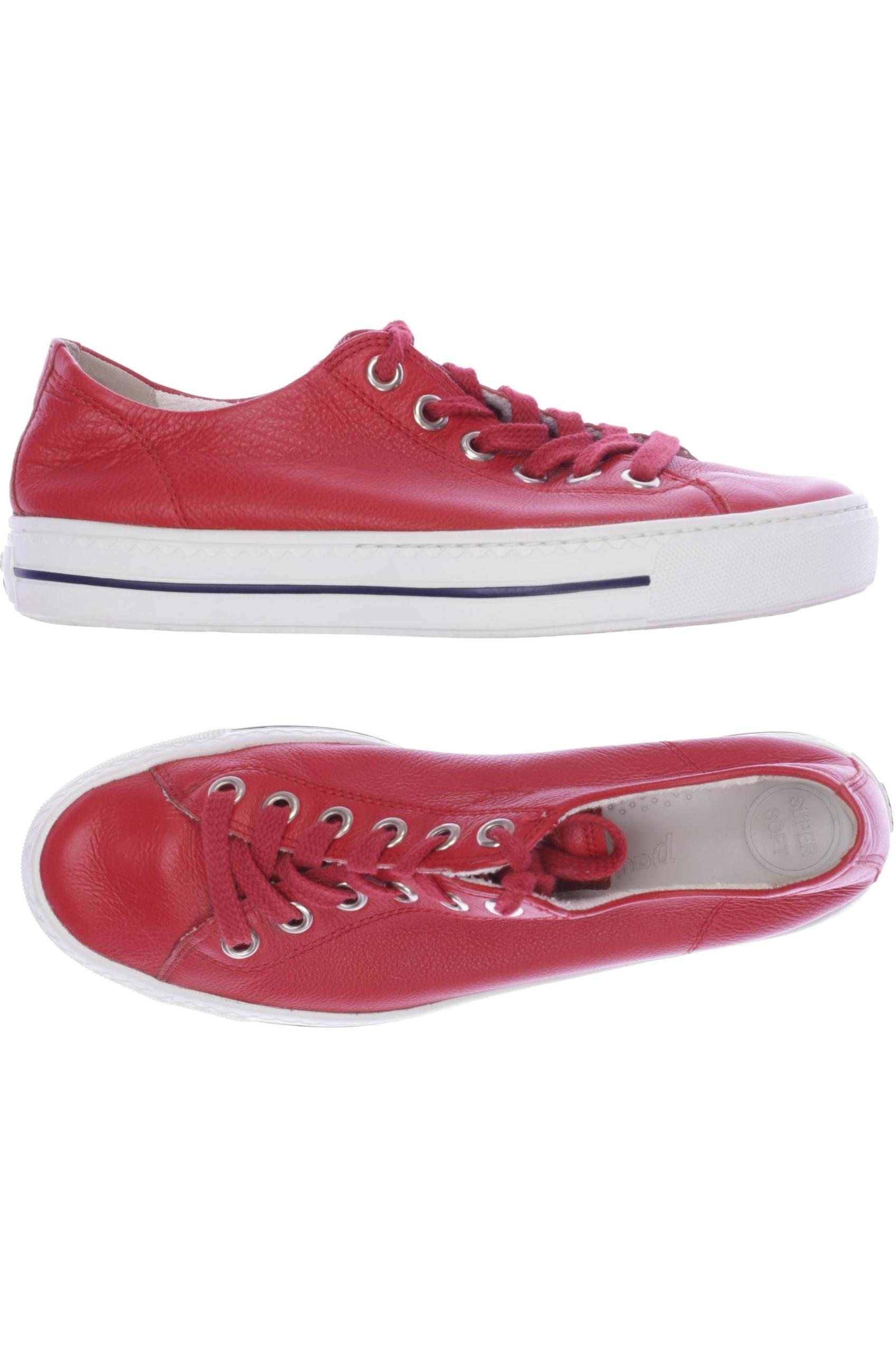 

Paul Green Damen Sneakers, rot, Gr. 6.5