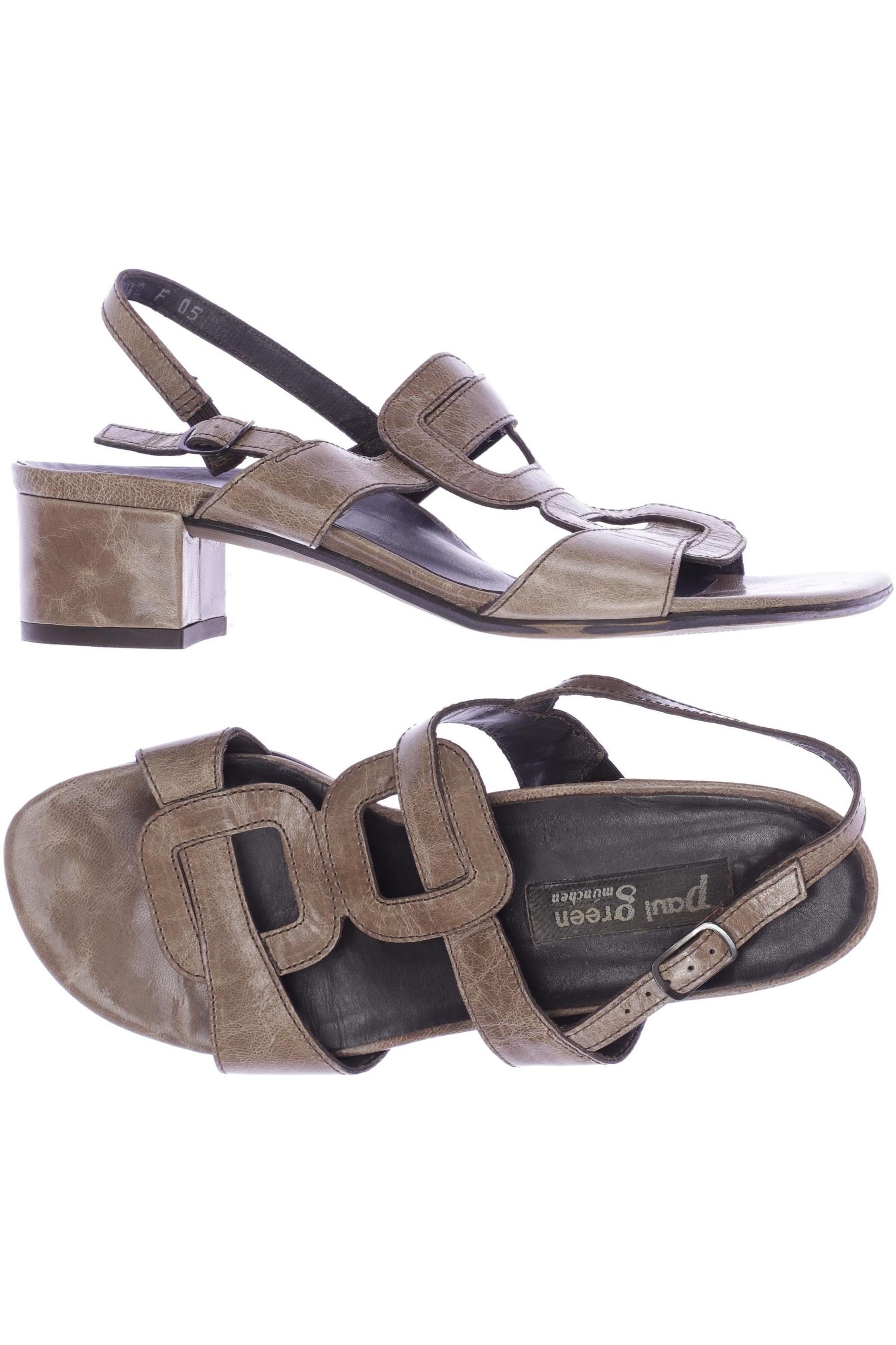 

Paul Green Damen Sandale, braun, Gr. 4