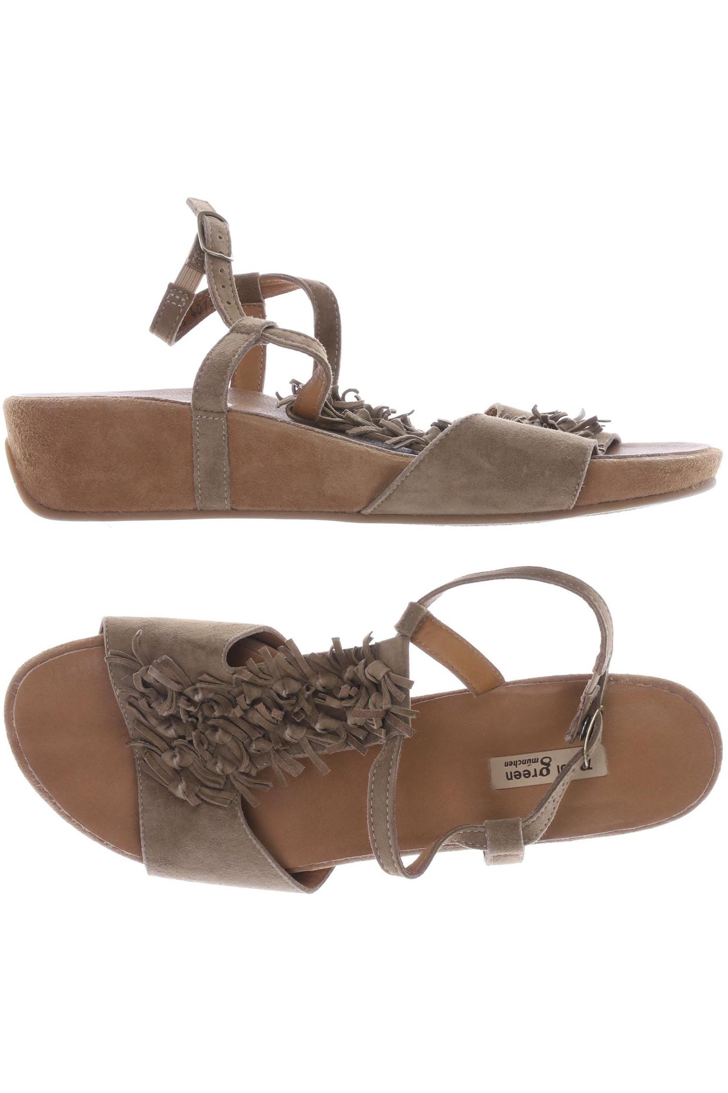 

Paul Green Damen Sandale, braun, Gr. 6.5