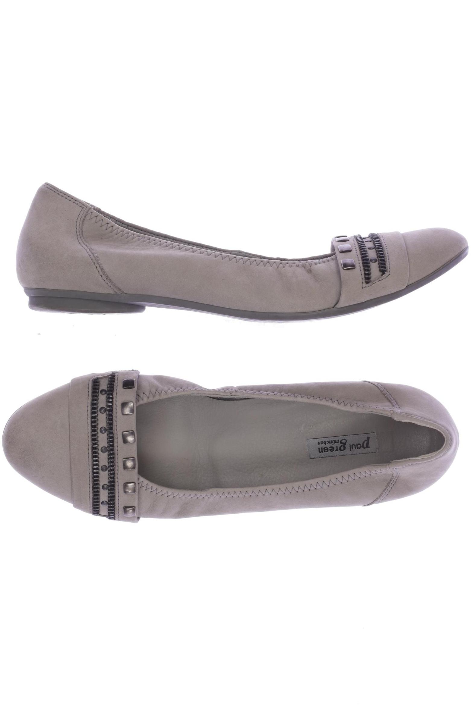 

Paul Green Damen Ballerinas, grau, Gr. 6.5