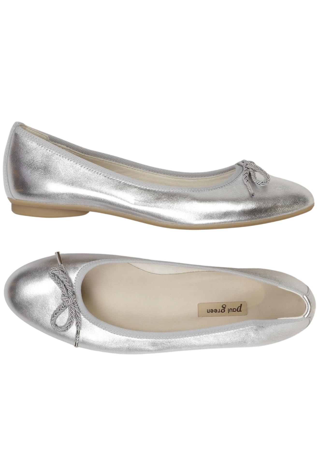 

Paul Green Damen Ballerinas, silber, Gr. 5