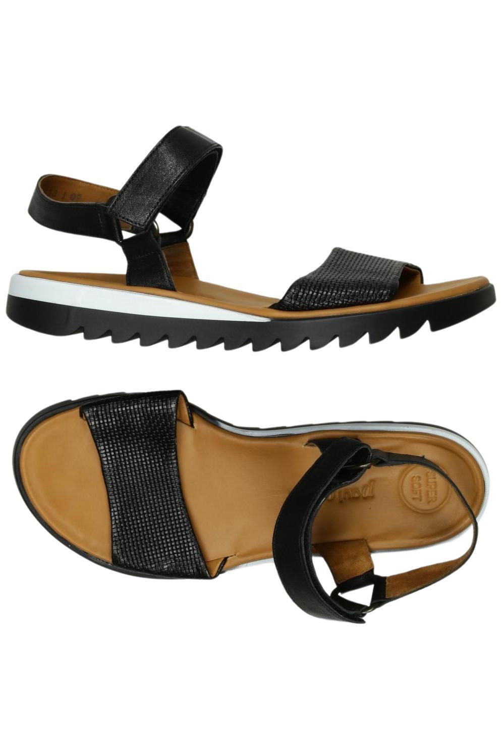 

Paul Green Damen Sandale, schwarz, Gr. 7