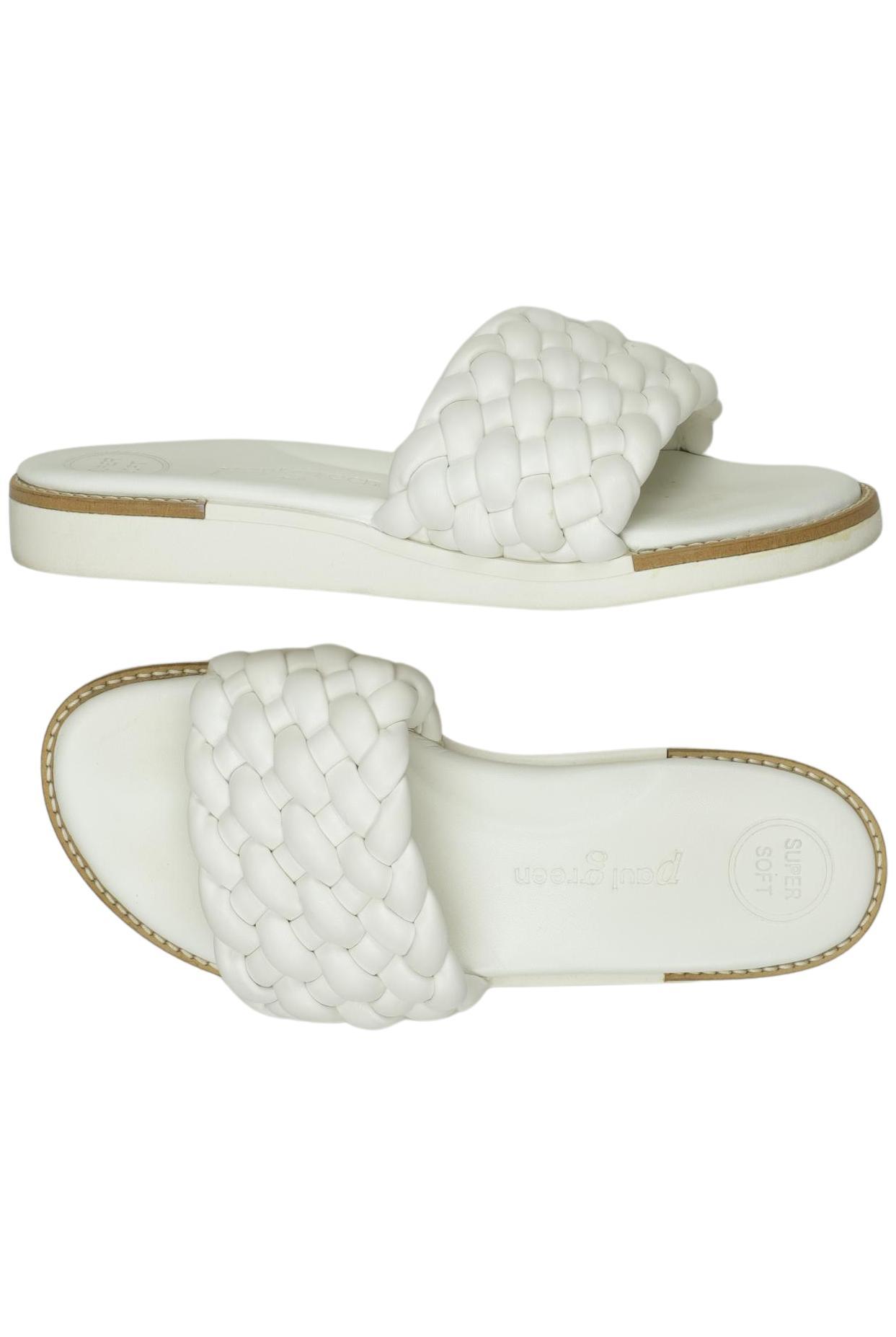 

Paul Green Damen Sandale, weiß, Gr. 4.5