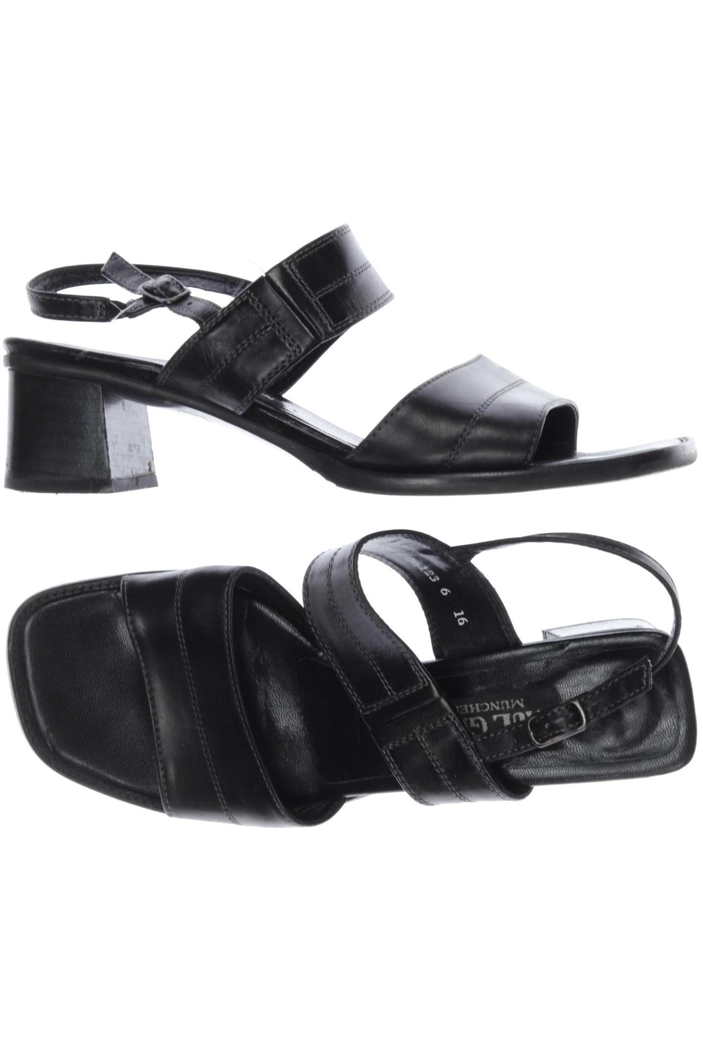 

Paul Green Damen Sandale, schwarz, Gr. 6