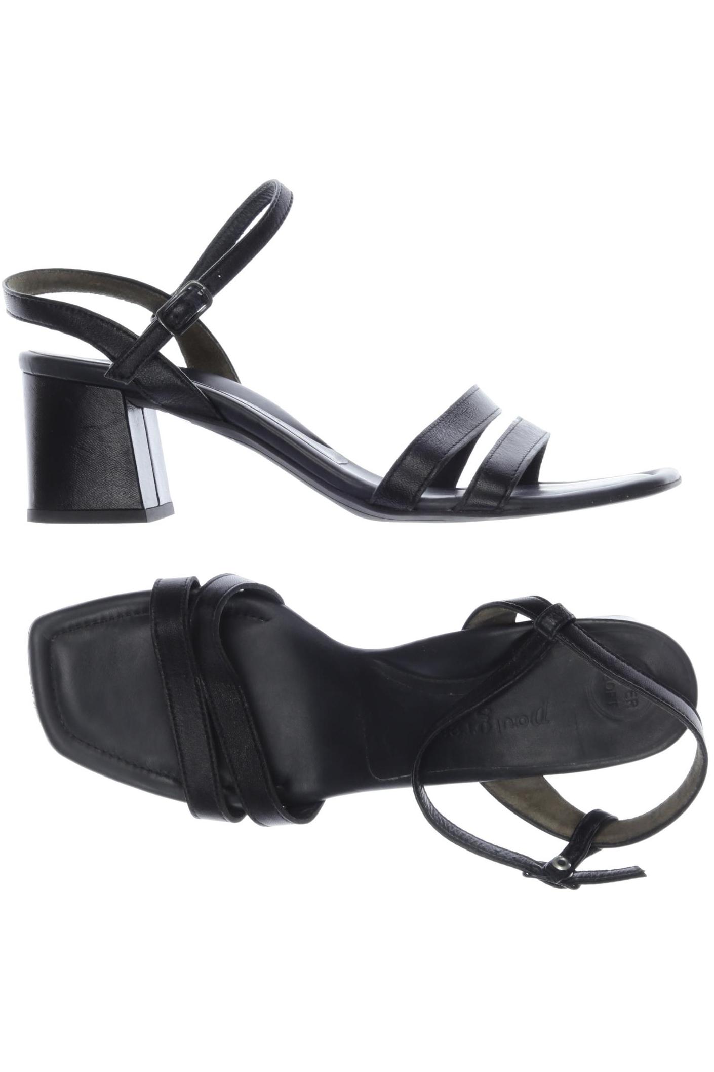 

Paul Green Damen Sandale, schwarz, Gr. 6.5