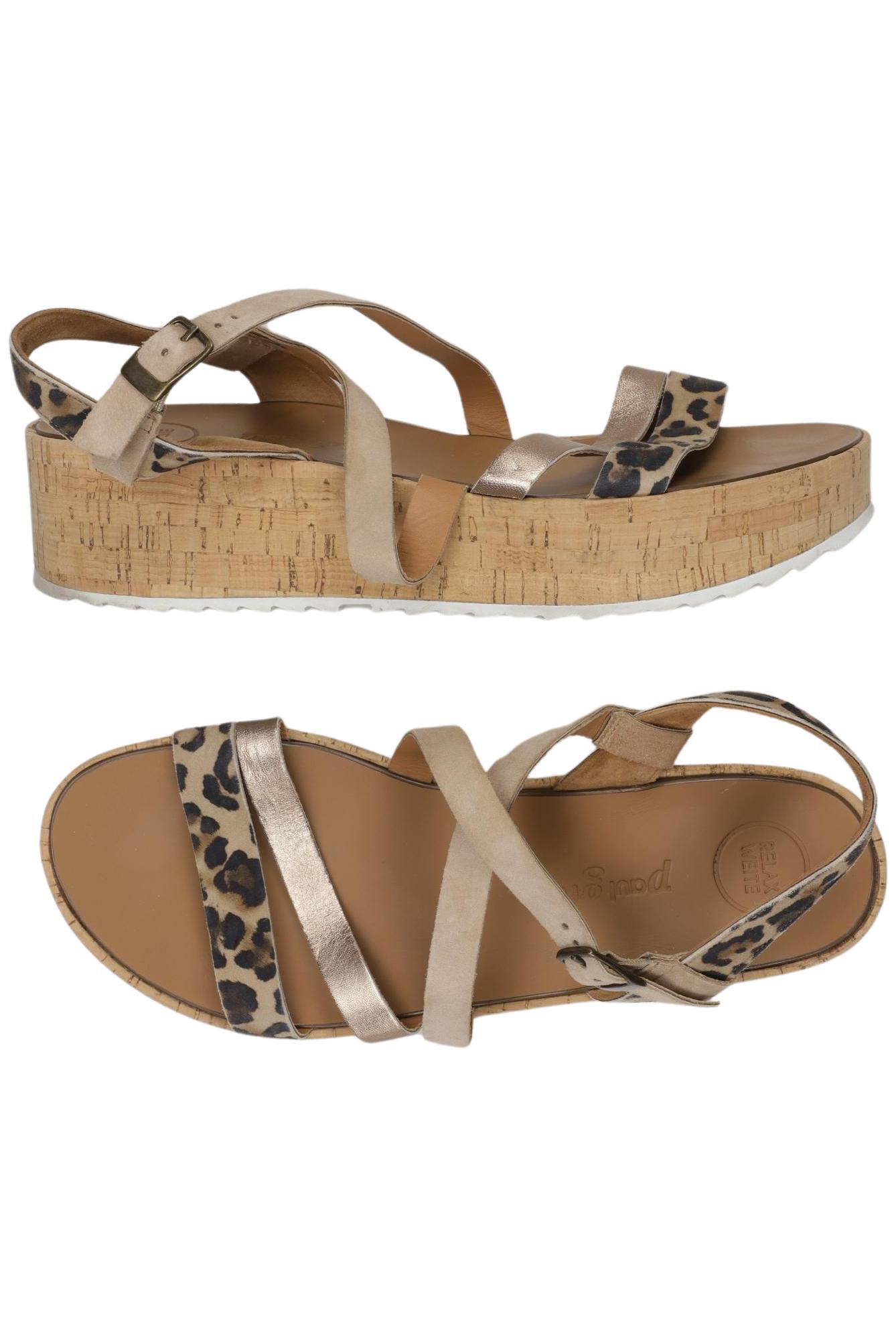 

Paul Green Damen Sandale, beige, Gr. 7