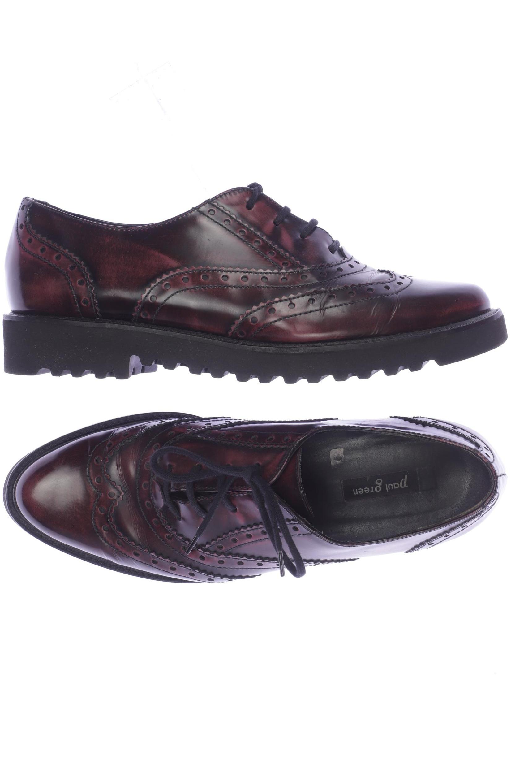 

Paul Green Damen Halbschuh, bordeaux, Gr. 5
