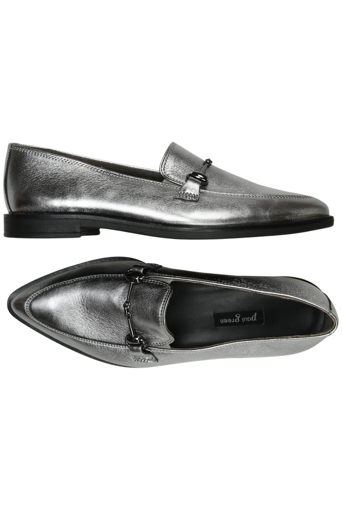 

Paul Green Damen Halbschuh, silber, Gr. 4
