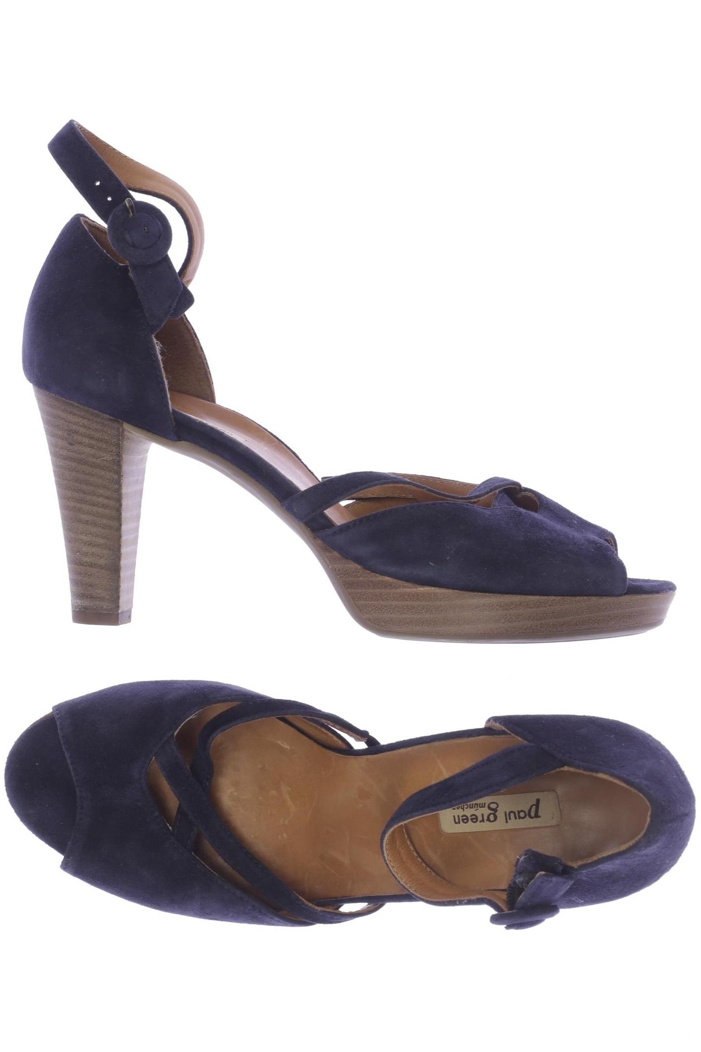 

Paul Green Damen Sandale, marineblau, Gr. 5