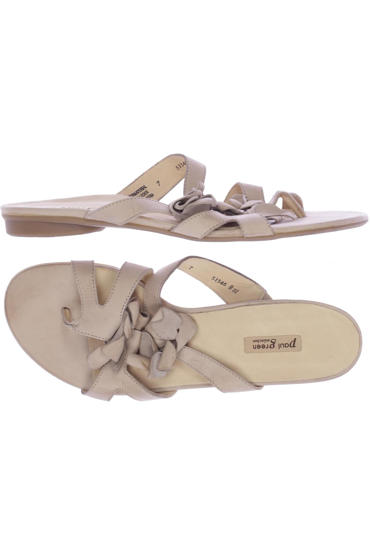 

Paul Green Damen Sandale, beige, Gr. 7