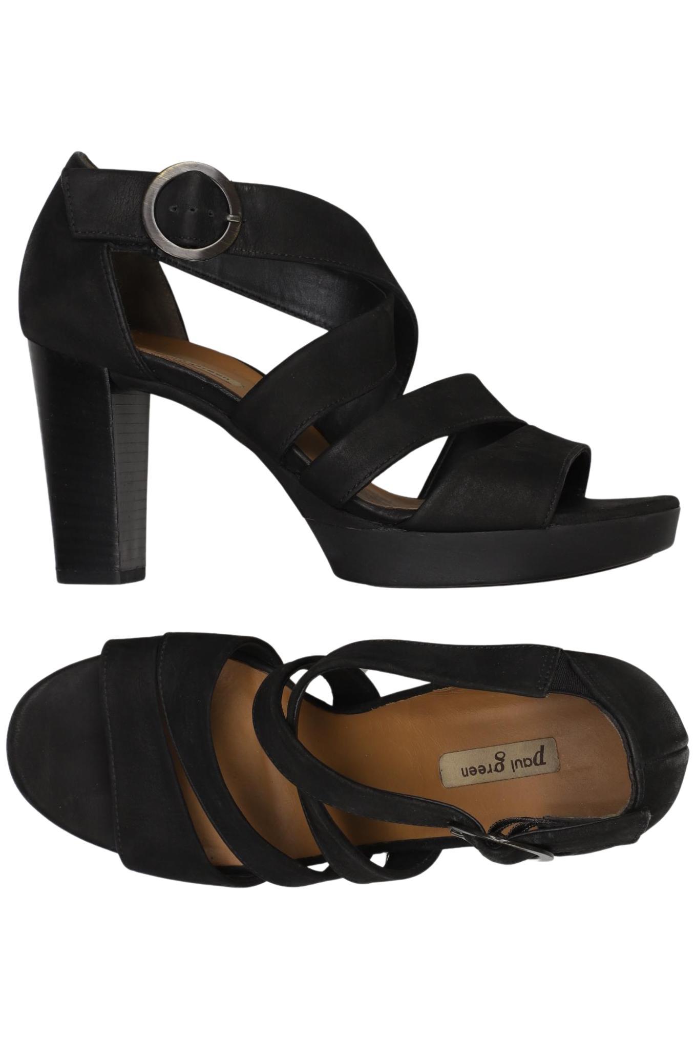 

Paul Green Damen Sandale, schwarz, Gr. 5
