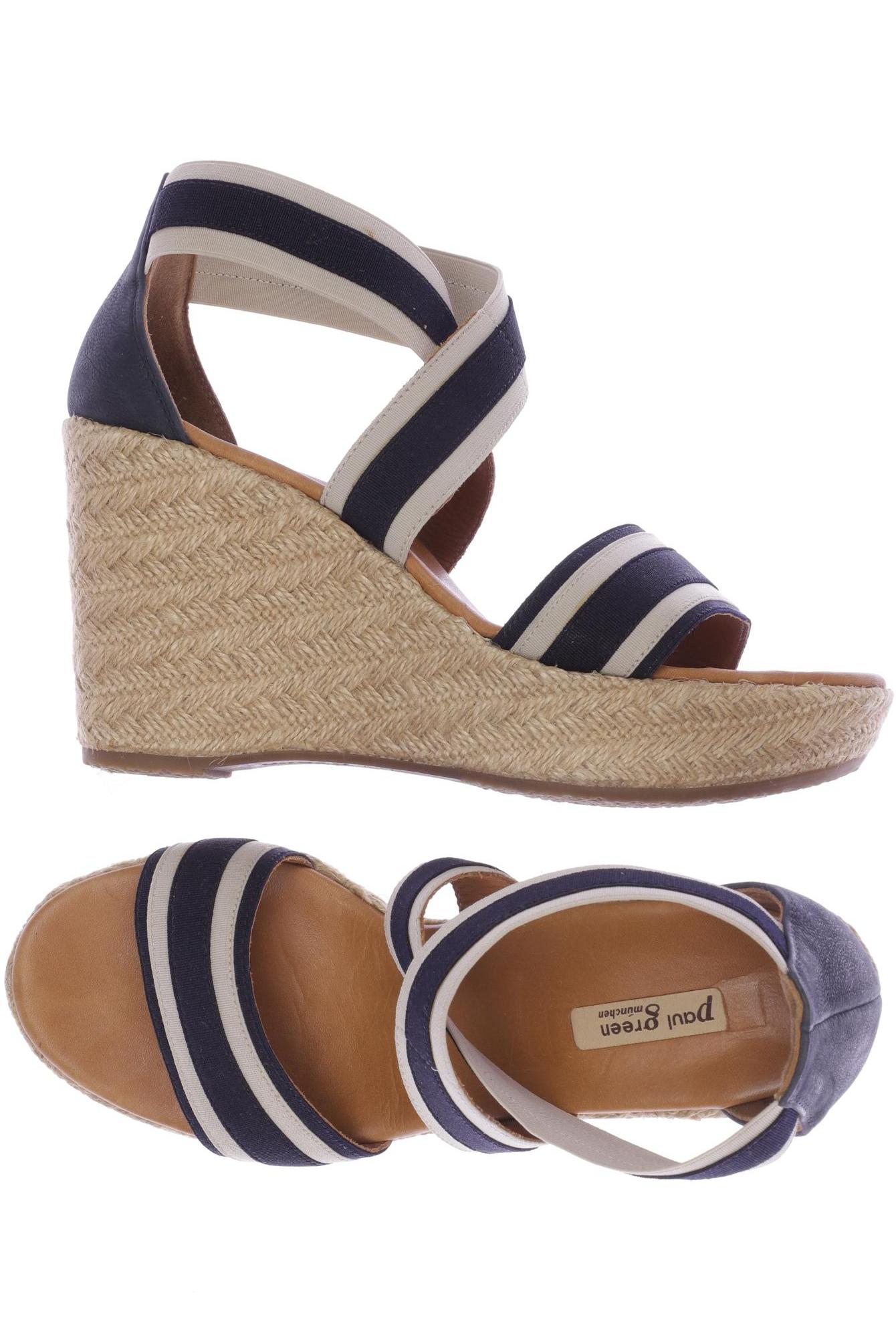 

Paul Green Damen Sandale, marineblau, Gr. 6