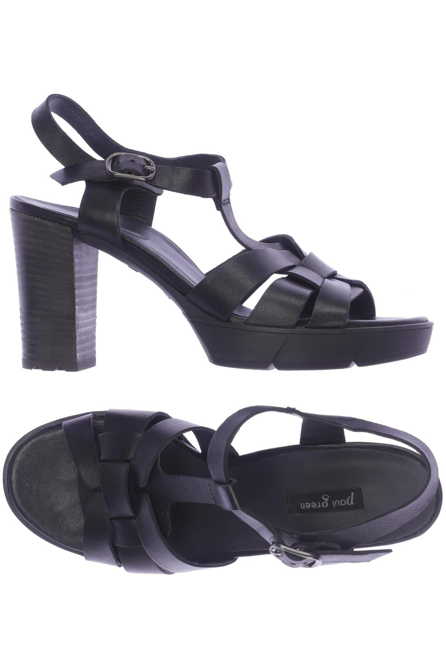 

Paul Green Damen Sandale, schwarz, Gr. 5.5