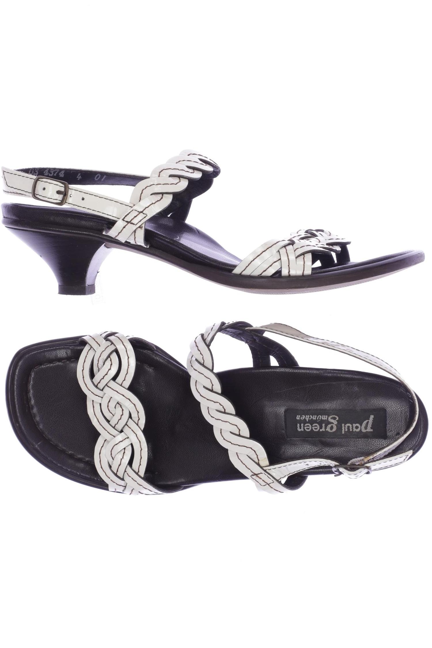 

Paul Green Damen Sandale, weiß, Gr. 4