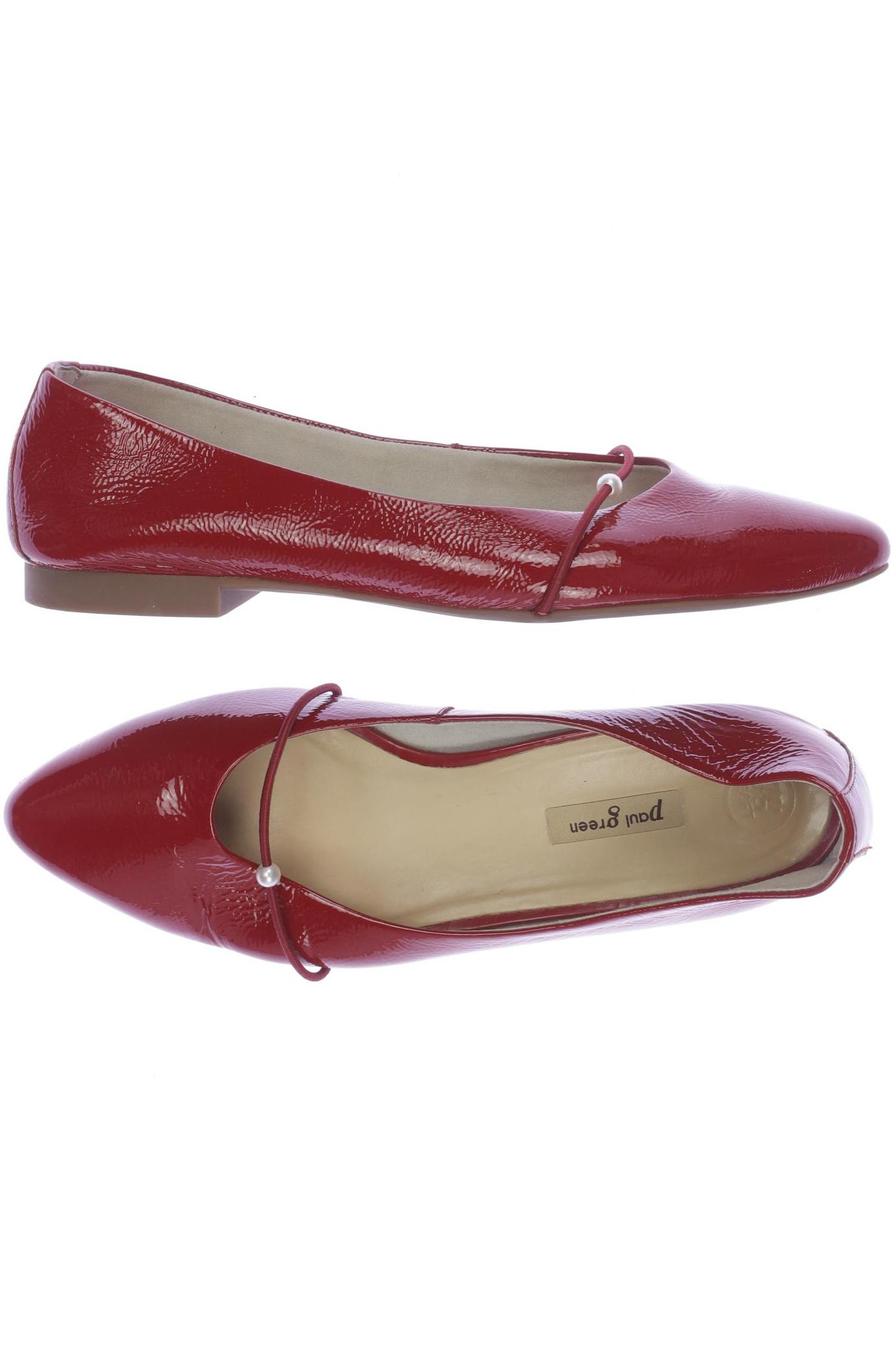 

Paul Green Damen Ballerinas, rot, Gr. 5.5
