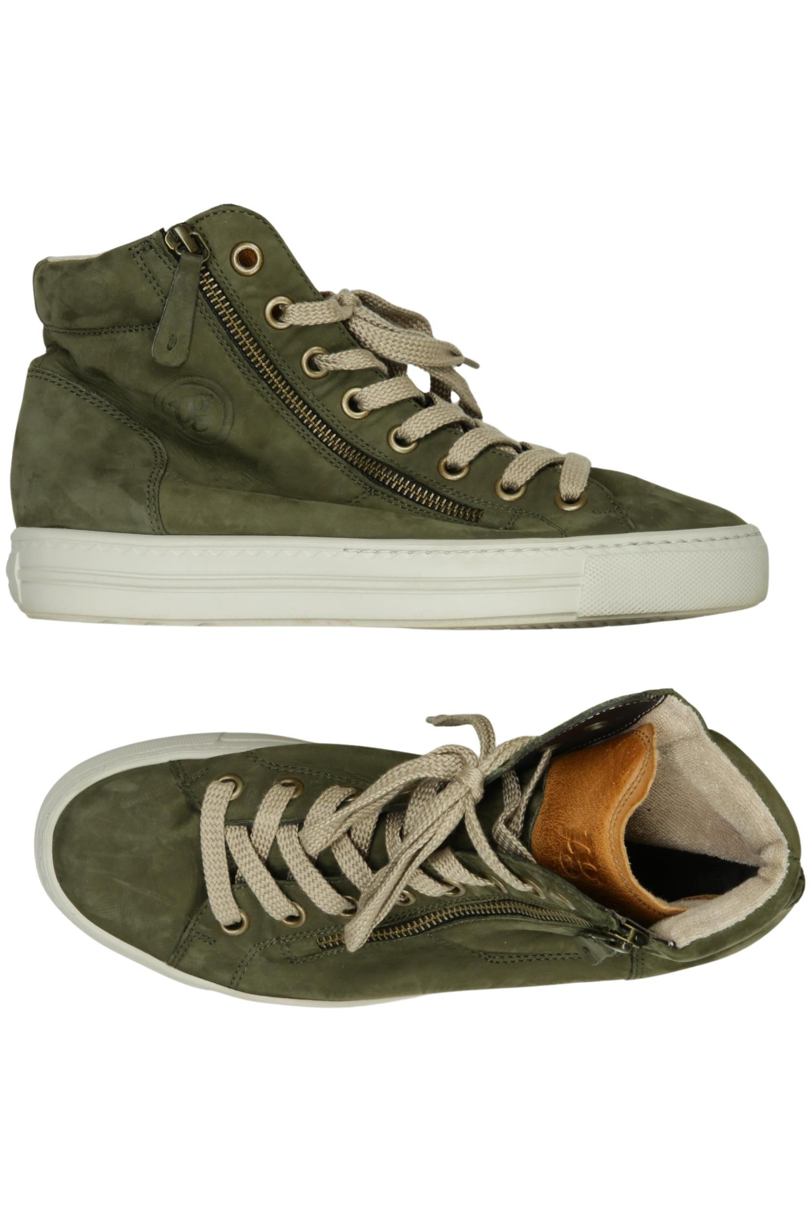 

Paul Green Damen Sneakers, grün, Gr. 6.5