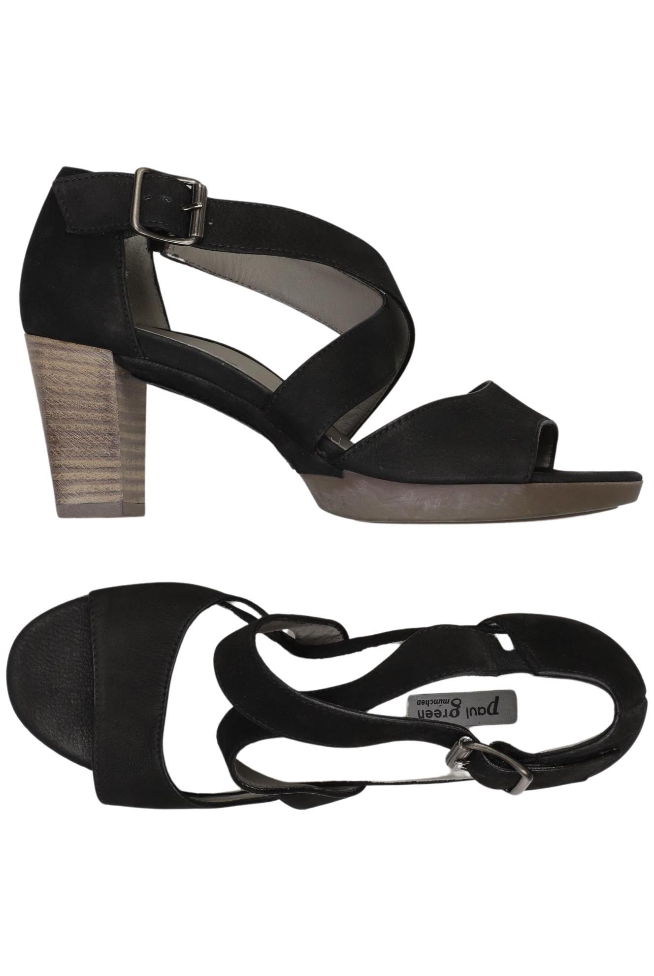 

Paul Green Damen Sandale, schwarz, Gr. 4.5