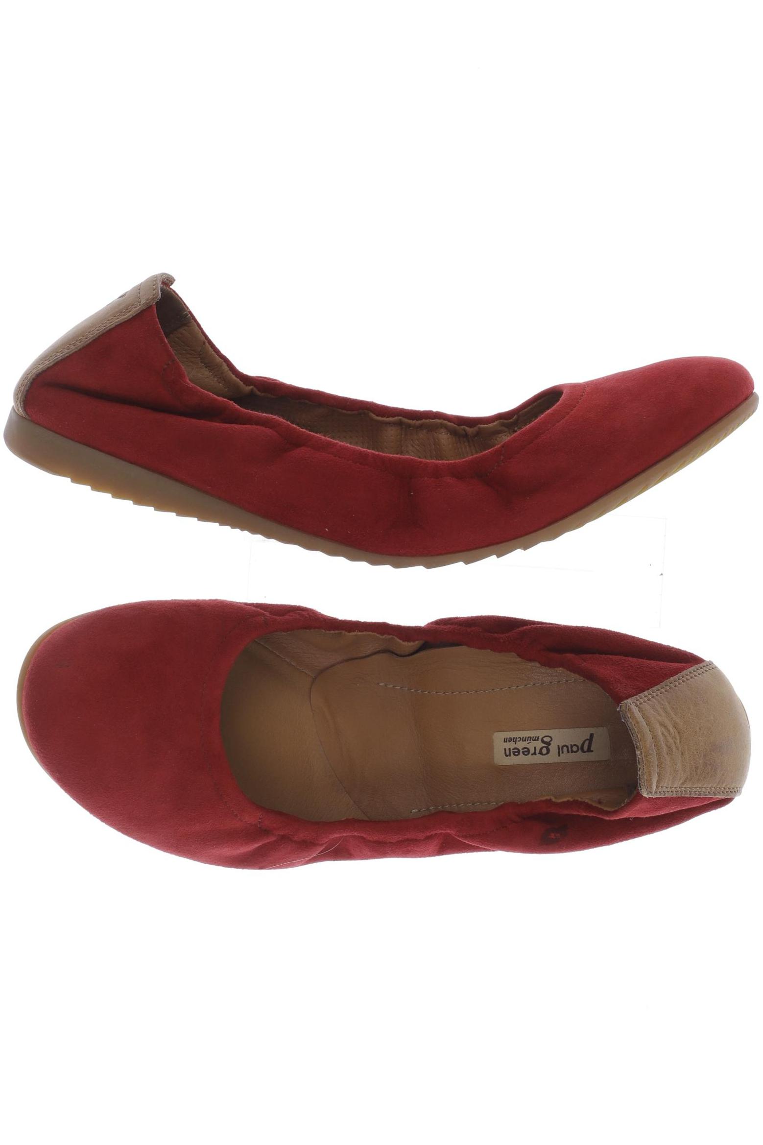 

Paul Green Damen Ballerinas, rot, Gr. 7.5