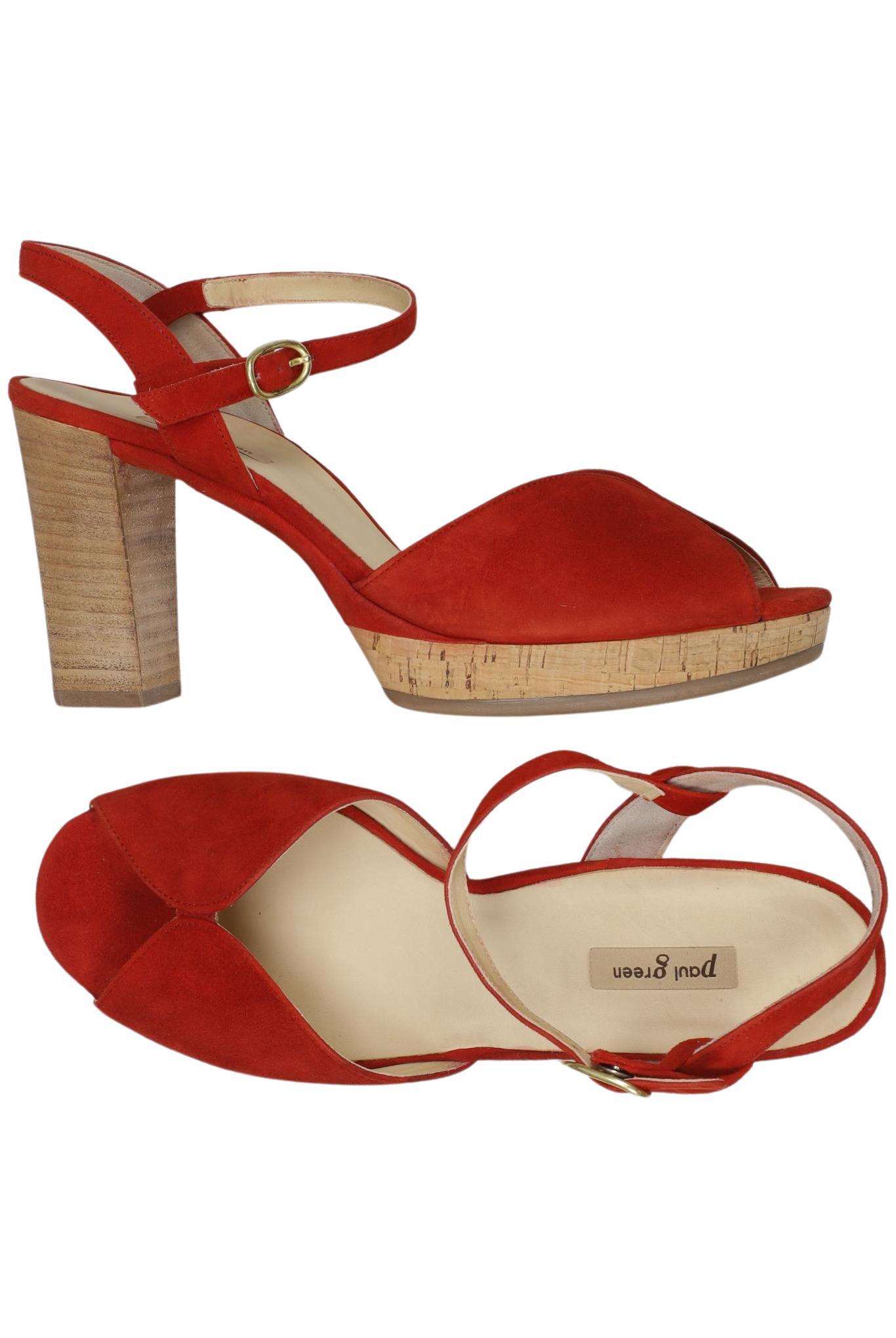 

Paul Green Damen Sandale, rot, Gr. 6.5