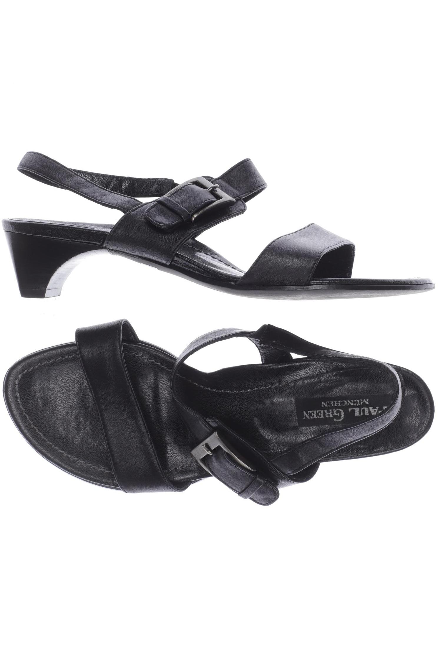 

Paul Green Damen Sandale, schwarz, Gr. 6