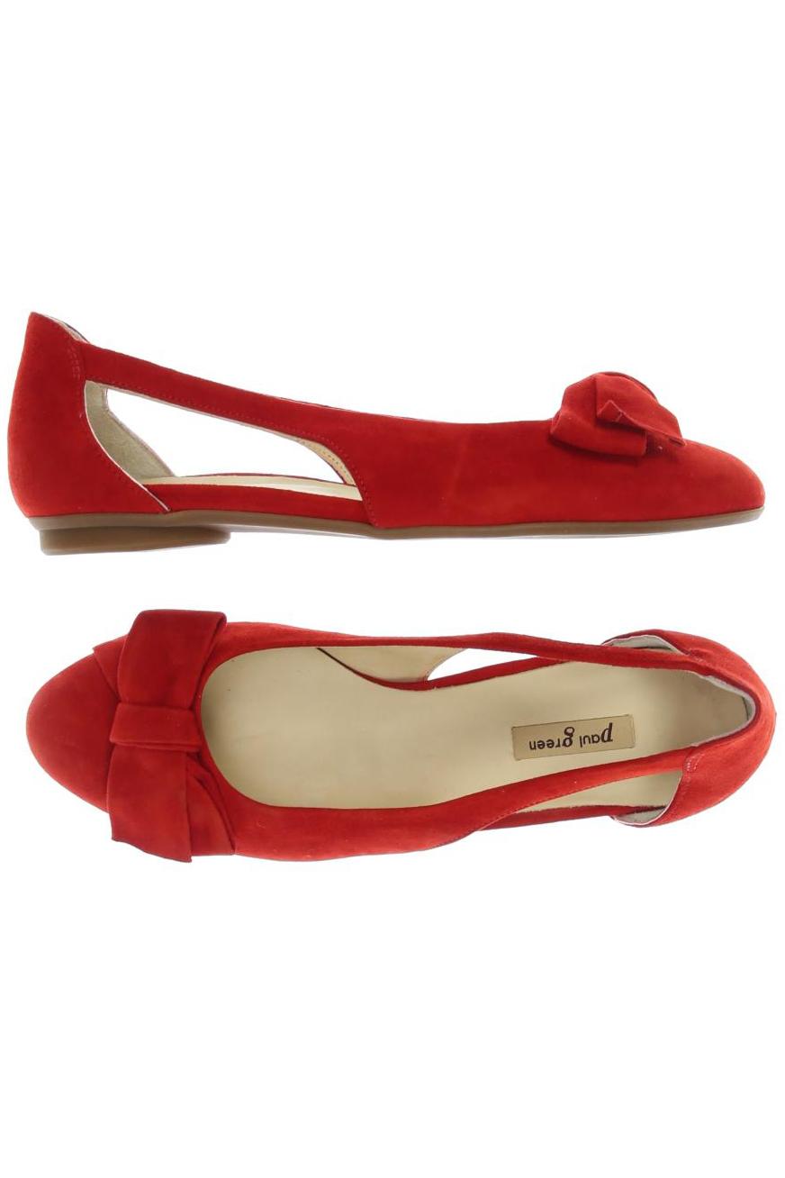 

Paul Green Damen Ballerinas, rot, Gr. 4.5