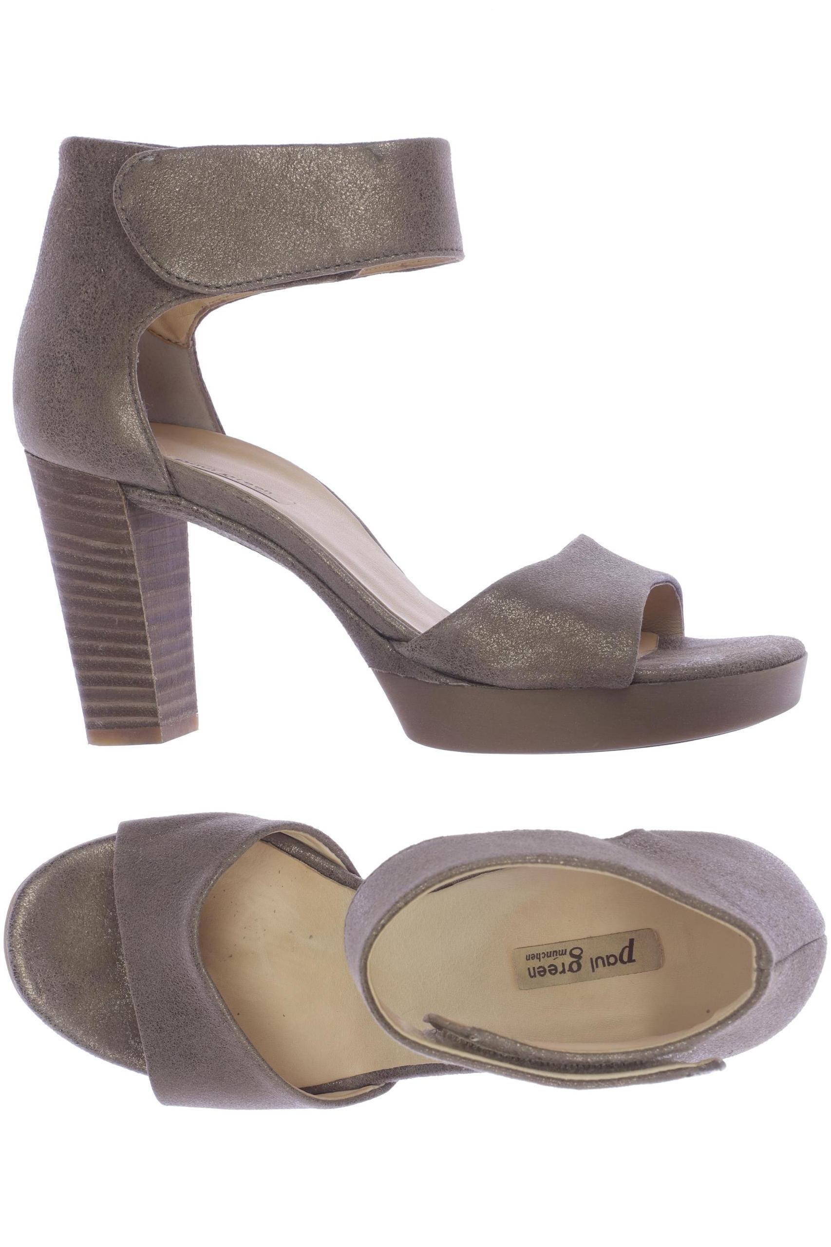

Paul Green Damen Sandale, beige, Gr. 4