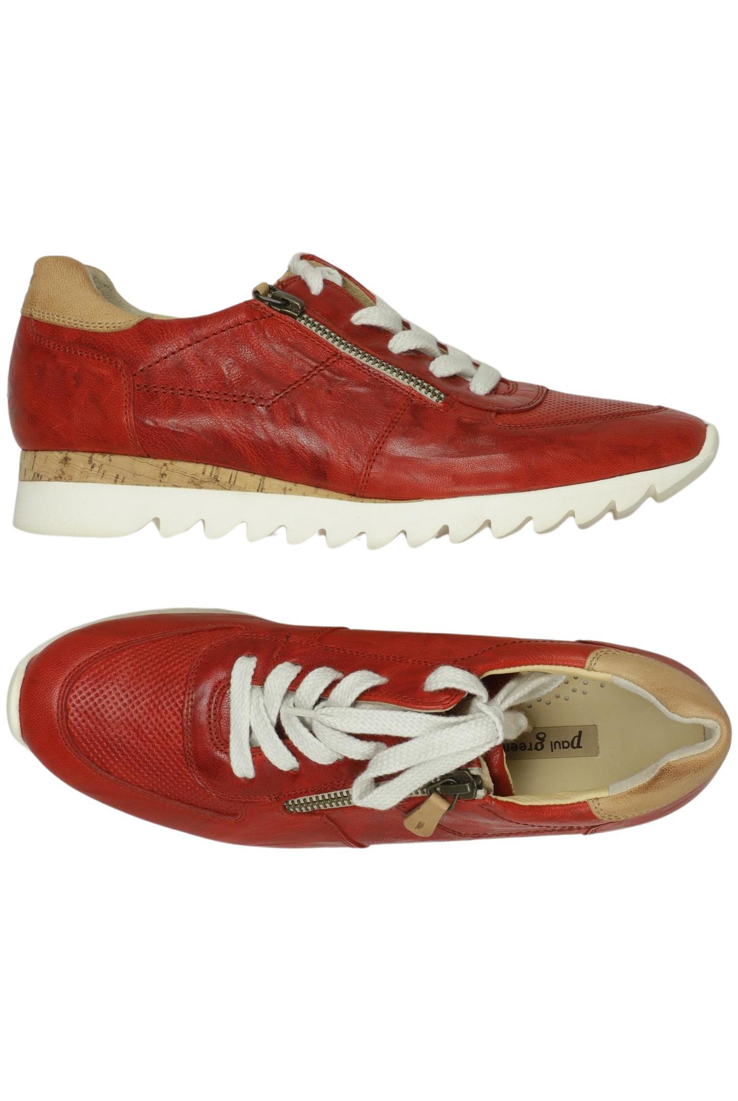 

Paul Green Damen Sneakers, rot, Gr. 5