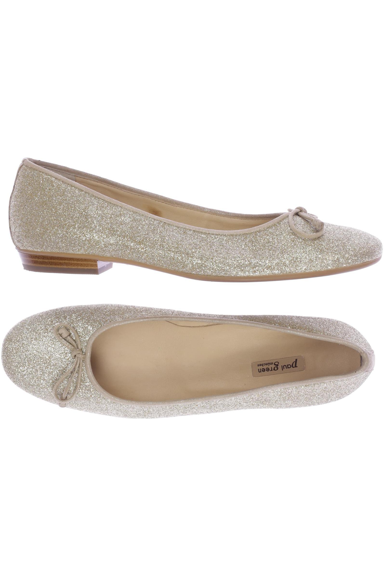 

Paul Green Damen Ballerinas, gold, Gr. 8